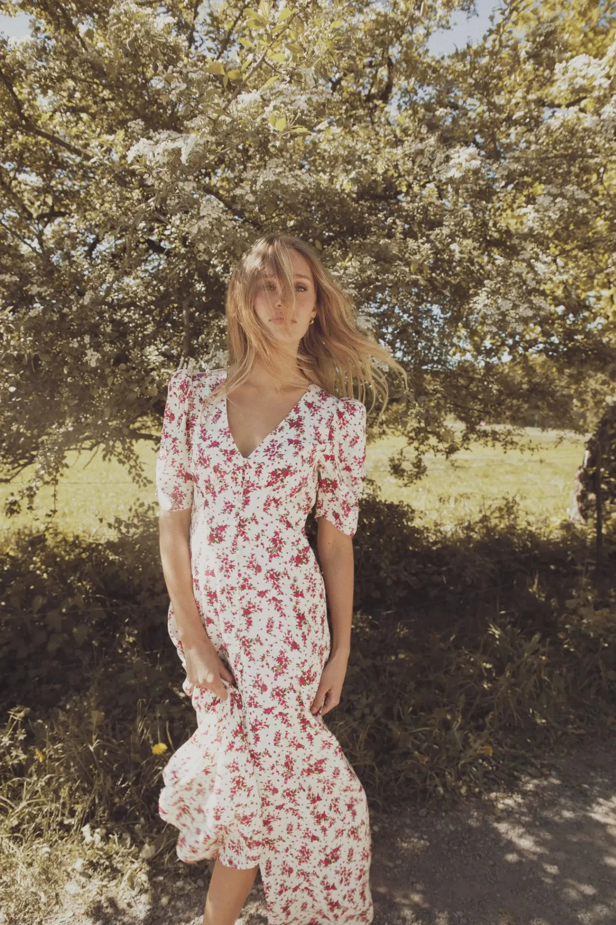 Aivy Dress Berry Print - Image 3