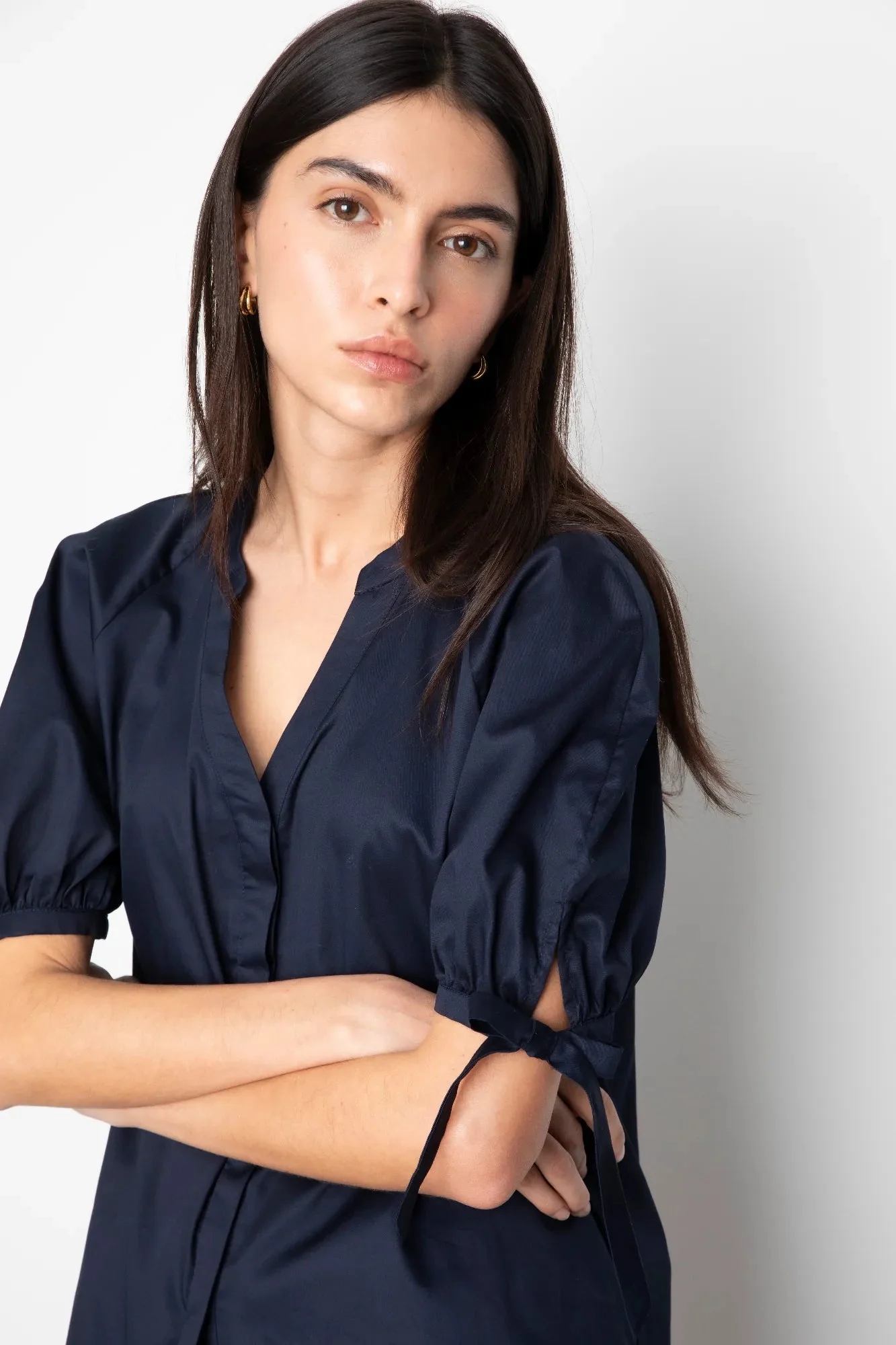 Liza Blouse Navy - Image 5