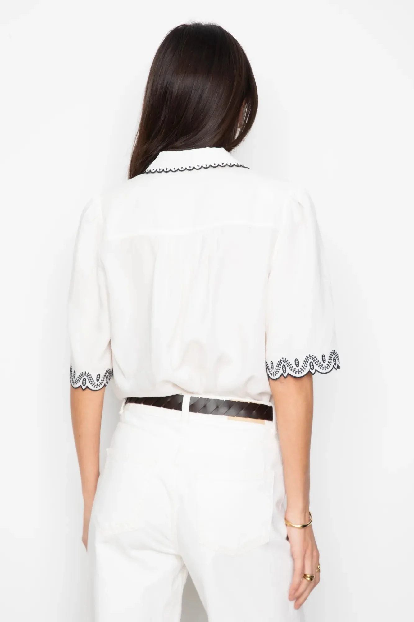 Jane Blouse Cream - Image 5