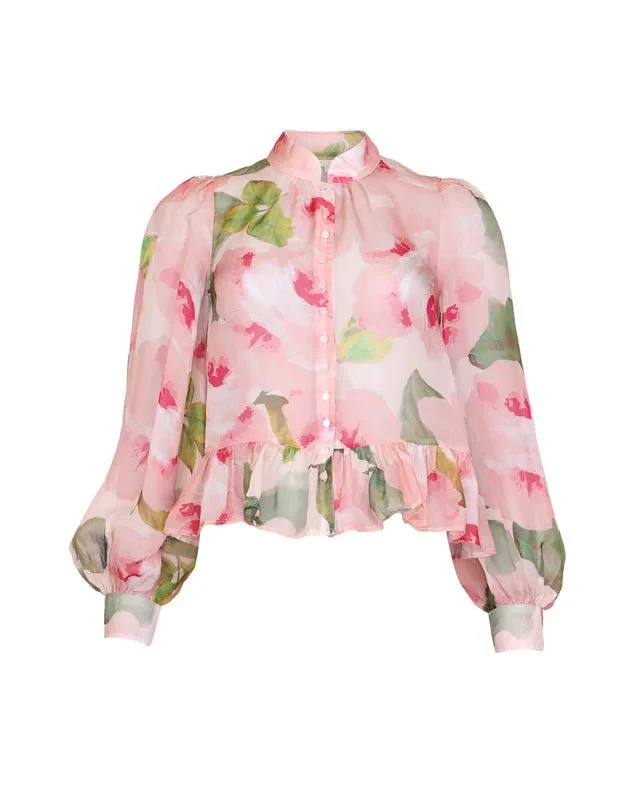 Organza Shirt Rosette