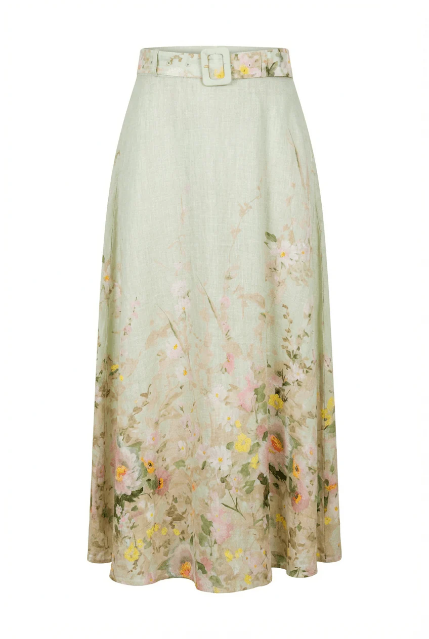Linen Maxi Skirt Harmony