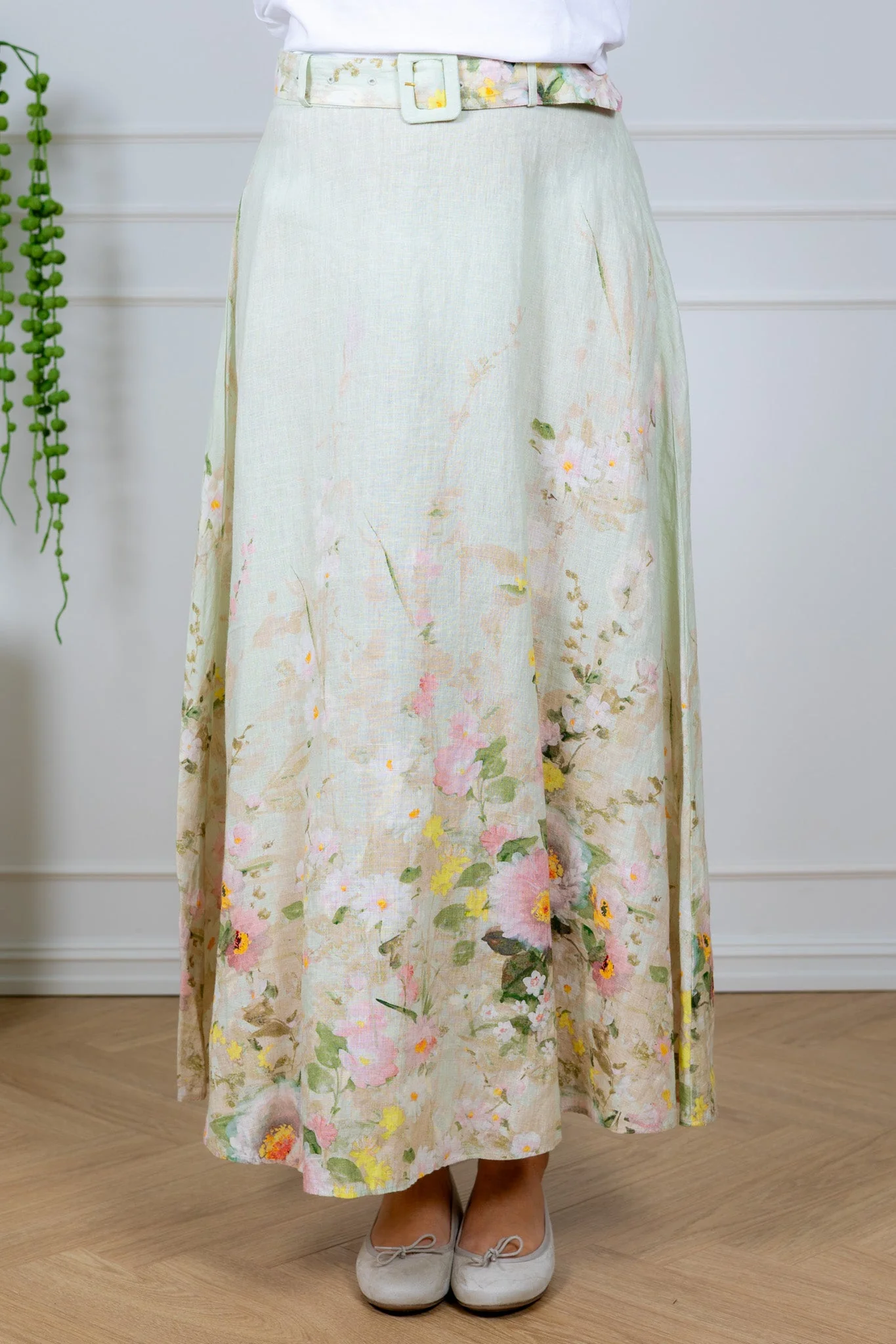 Linen Maxi Skirt Harmony - Image 4