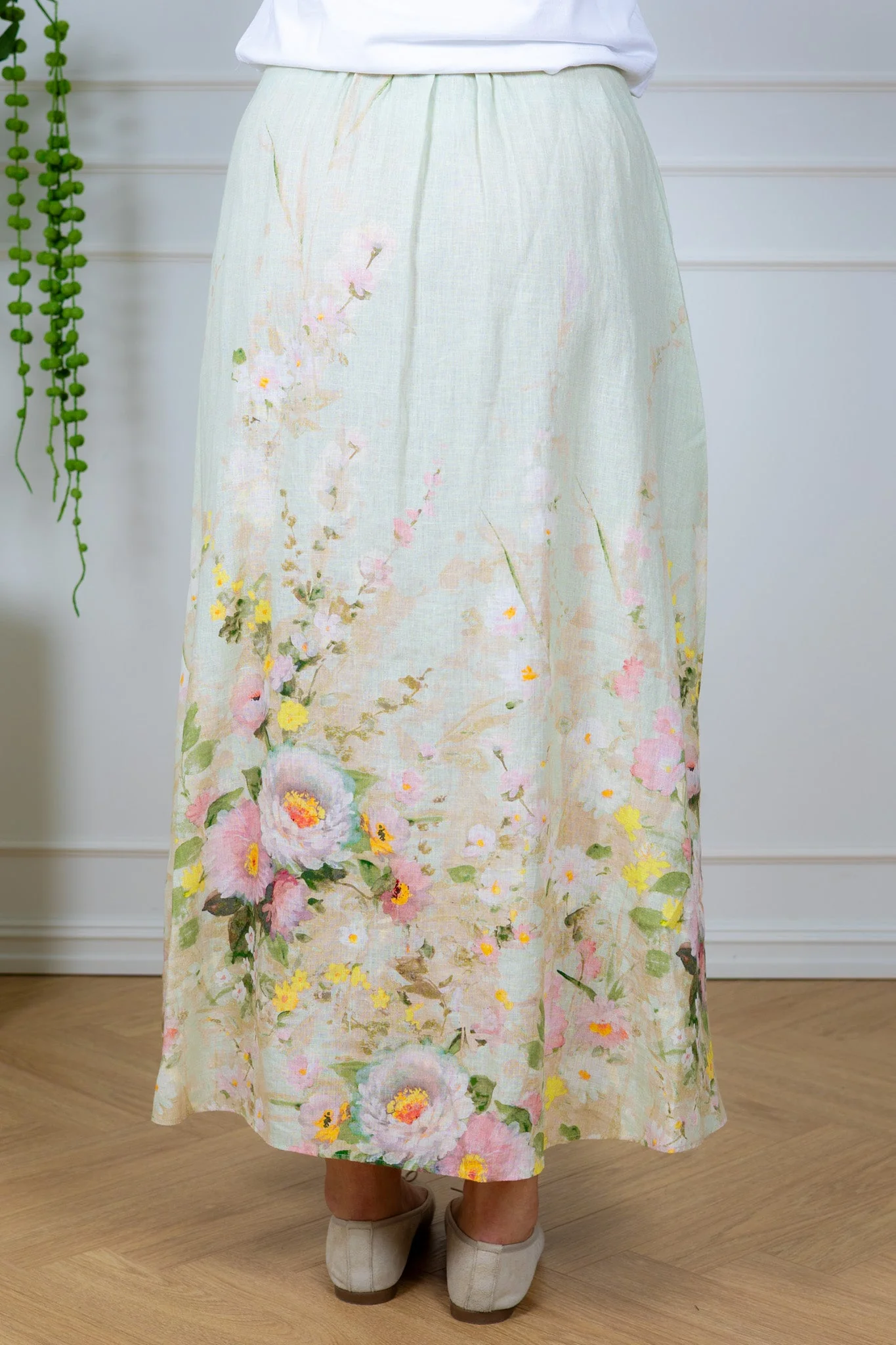 Linen Maxi Skirt Harmony - Image 6