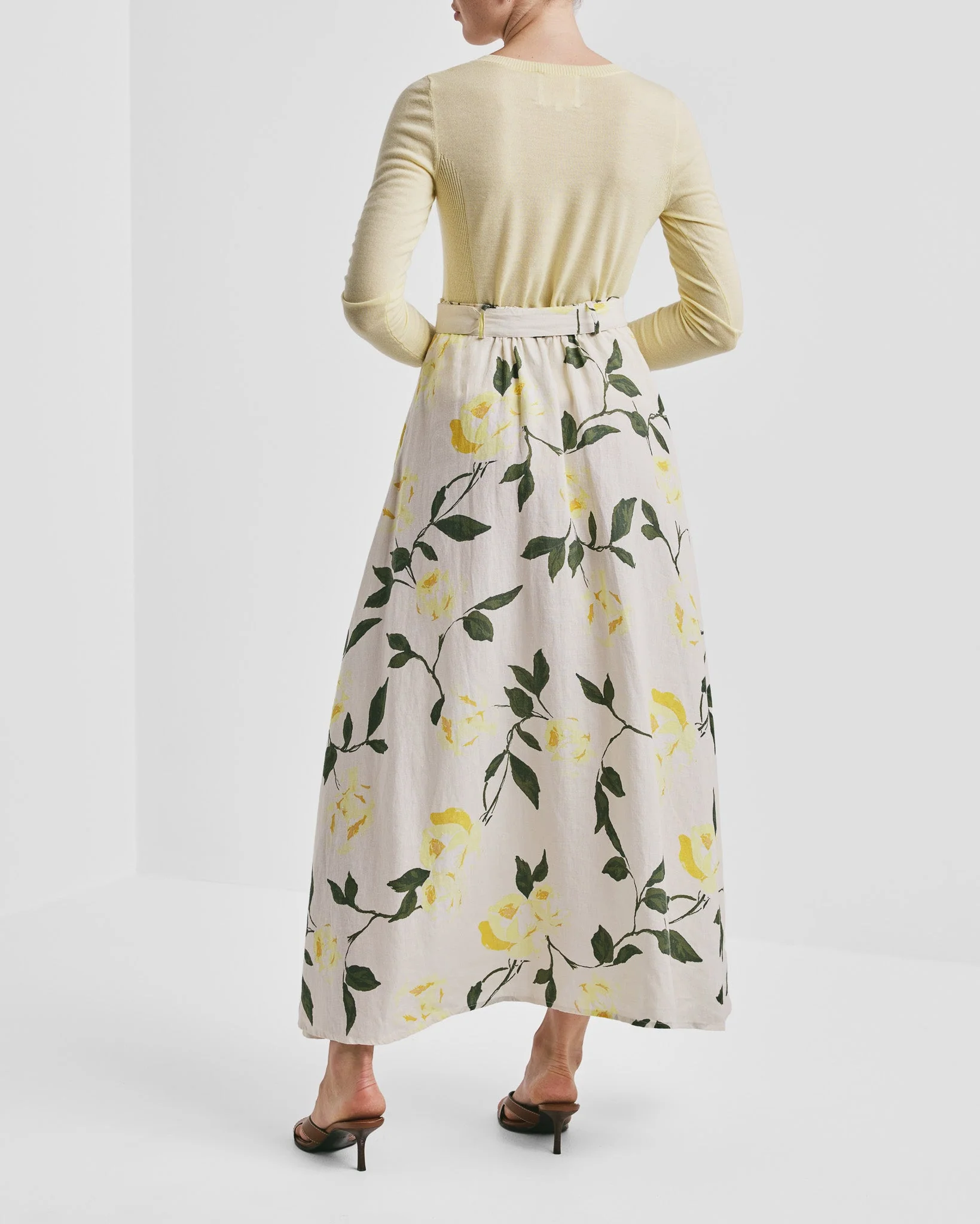 Linen Maxi Skirt Sunlight - Image 9