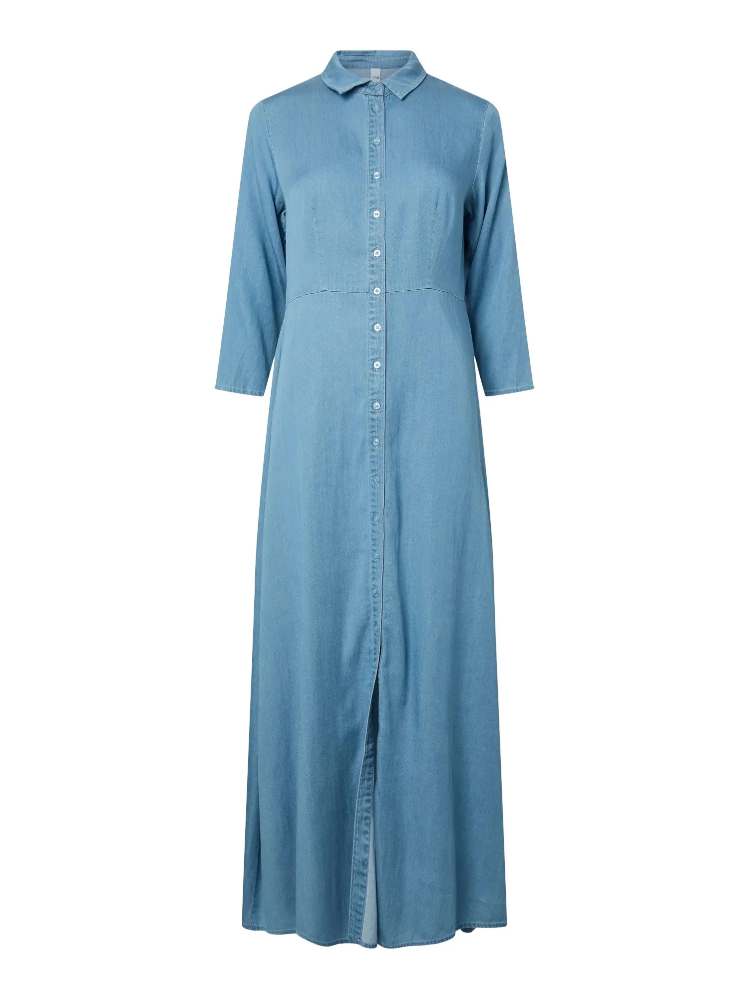 Savanna 3/4 Long Chambray Dress Skyway - Image 2