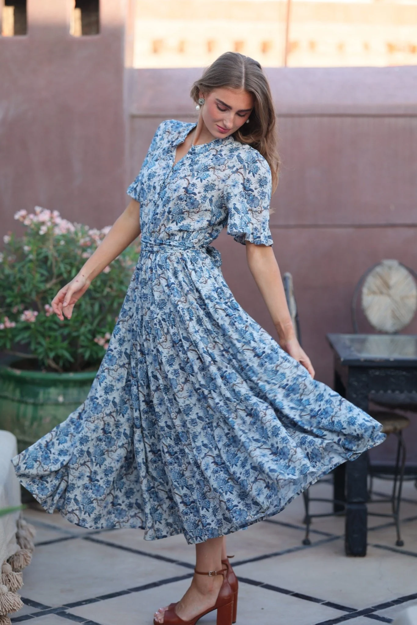 Ambrosia Midi Dress Cloud Nine - Image 3