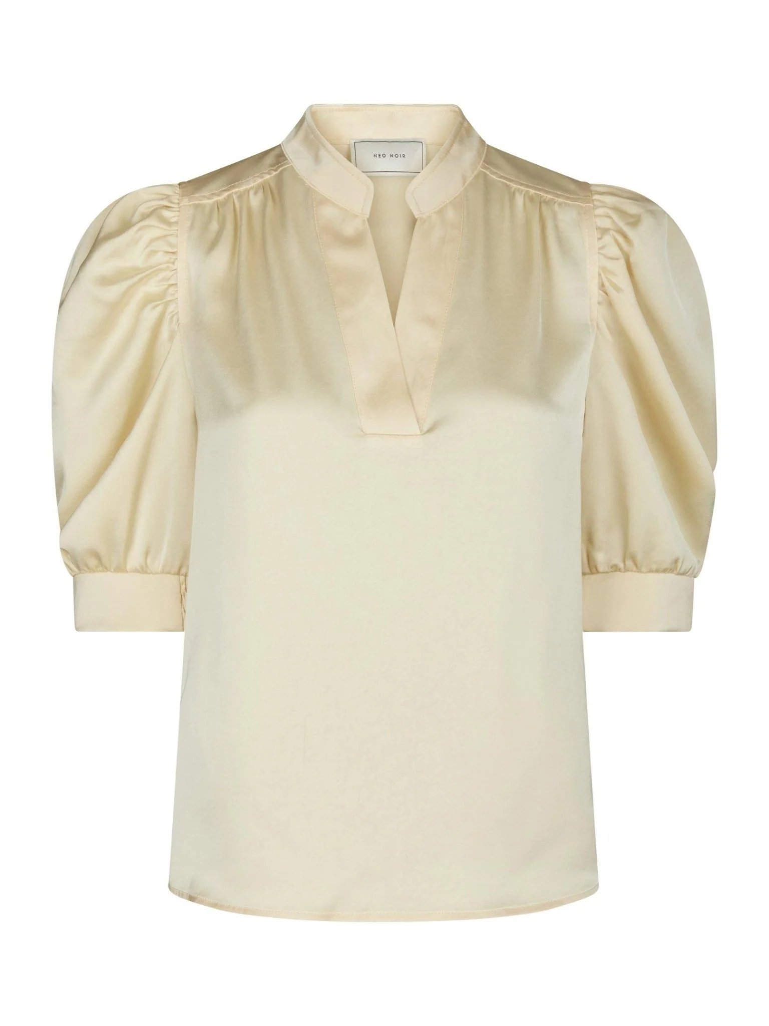 Roella Heavy Sateen Blouse Light Yellow - Image 2