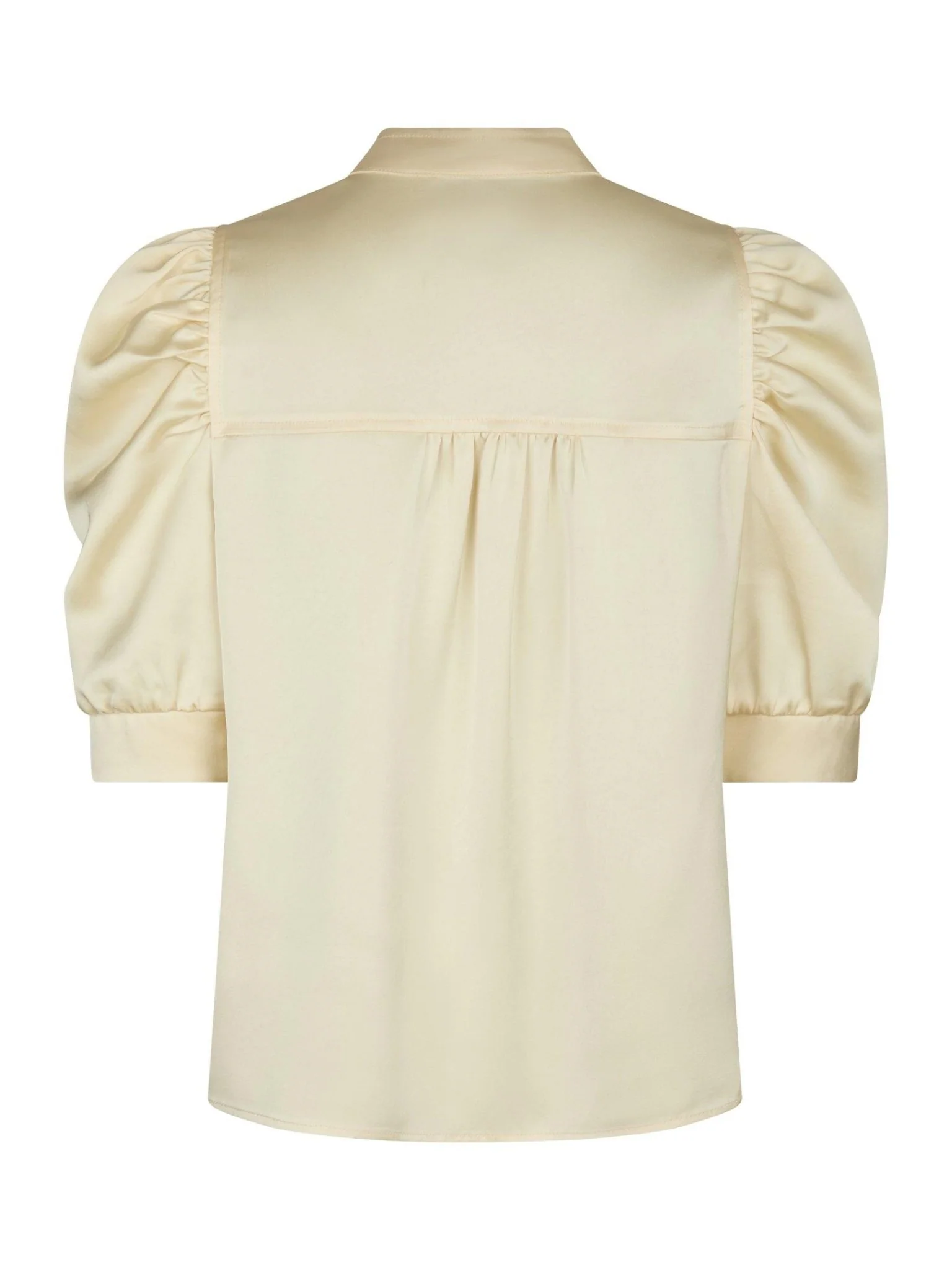 Roella Heavy Sateen Blouse Light Yellow - Image 9