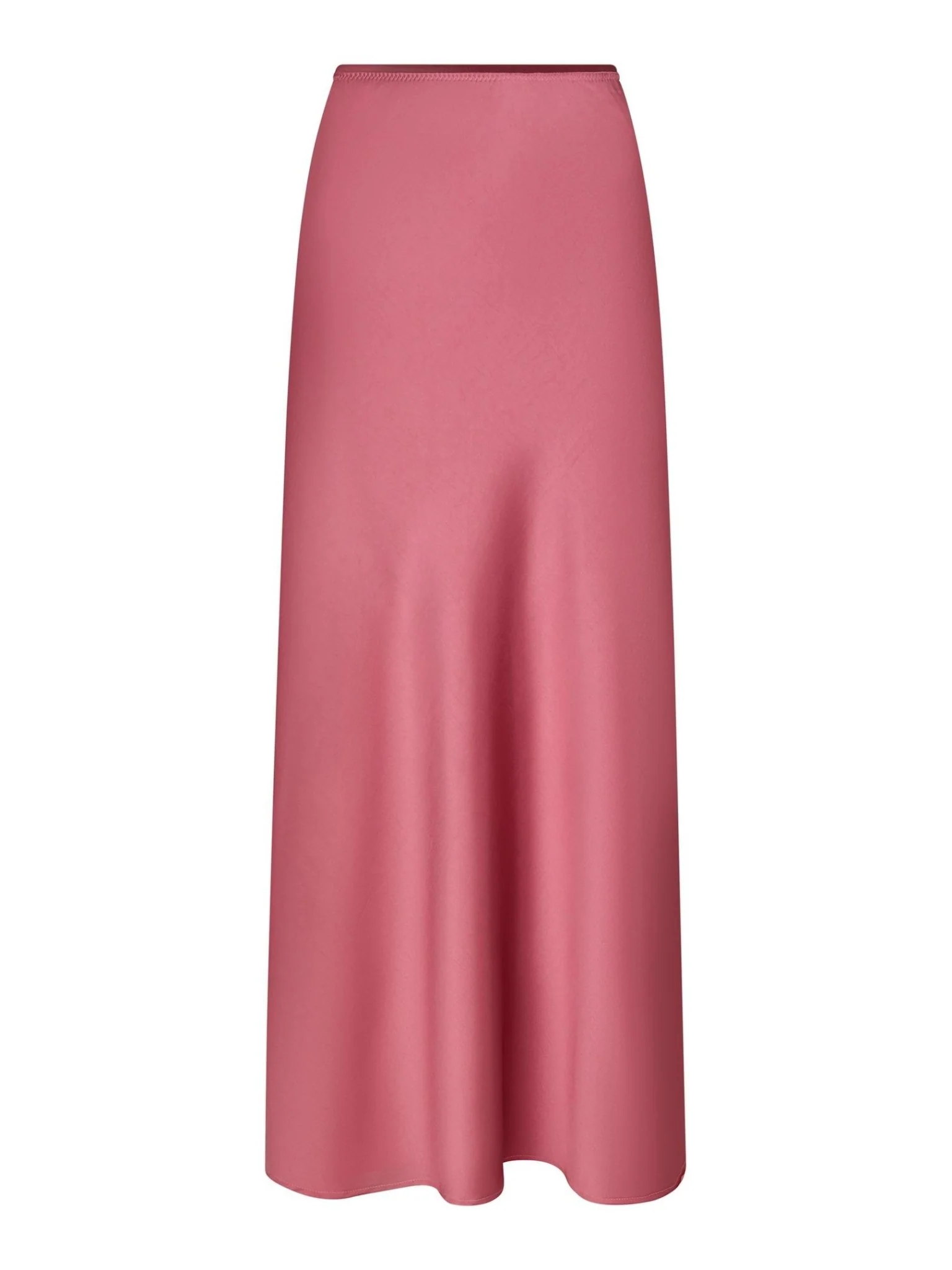 Vicky Heavy Sateen Skirt Cherry Pink - Image 2