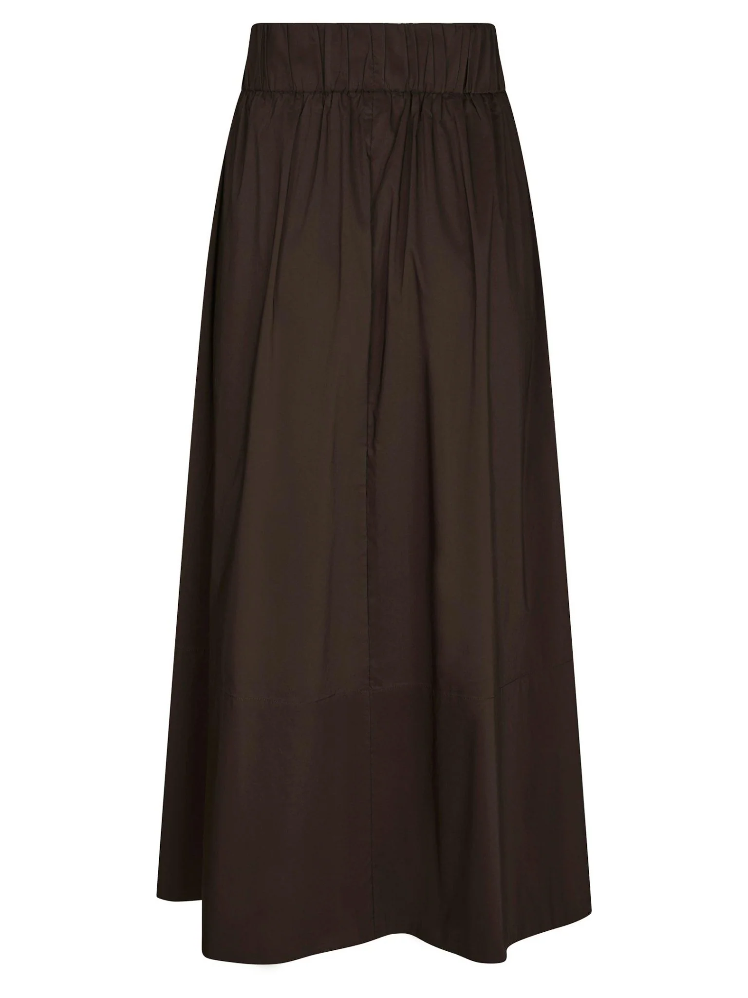 Yara Poplin Skirt Chocolate Brown - Image 10