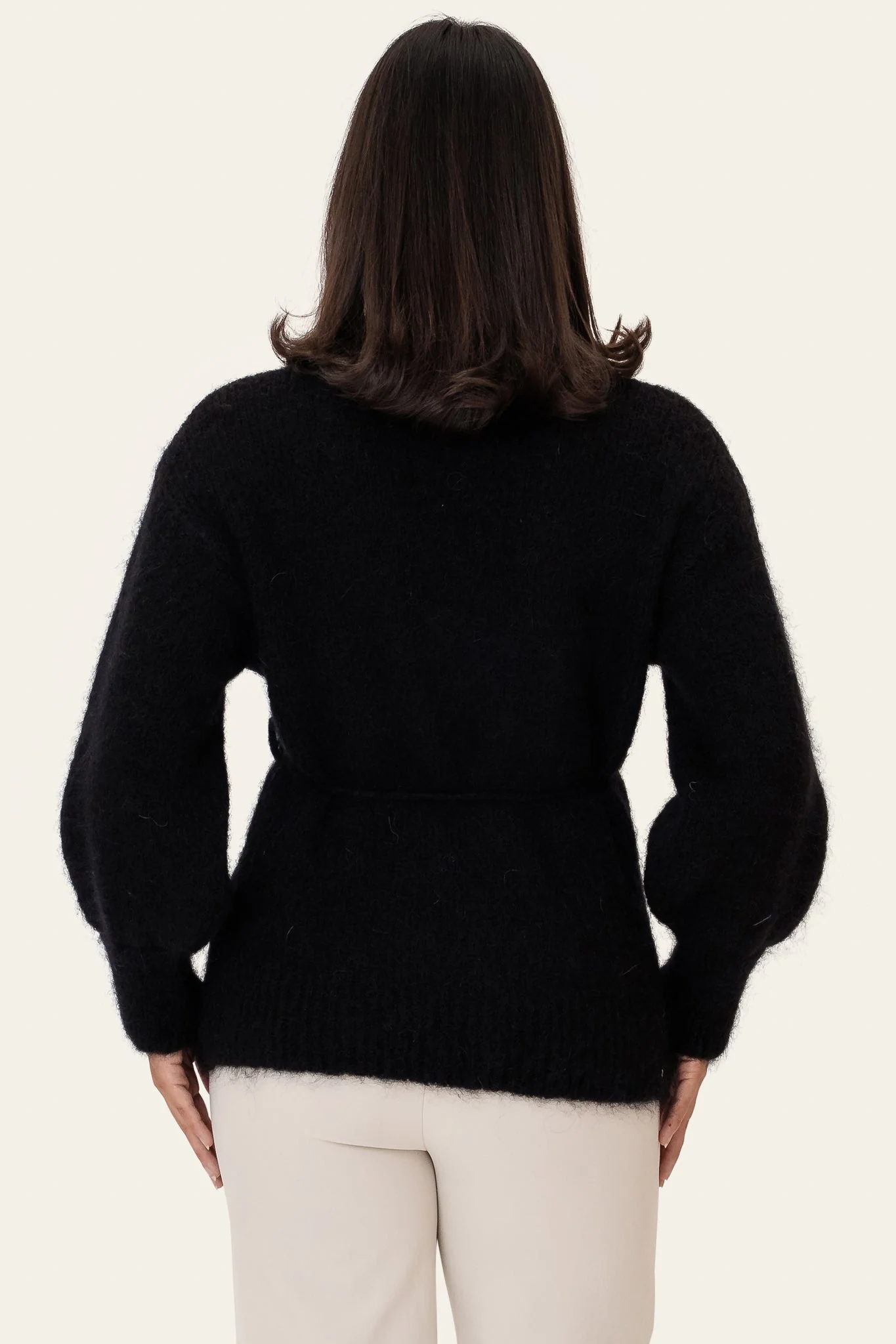 Ida Wrap Cardigan Black - Image 5