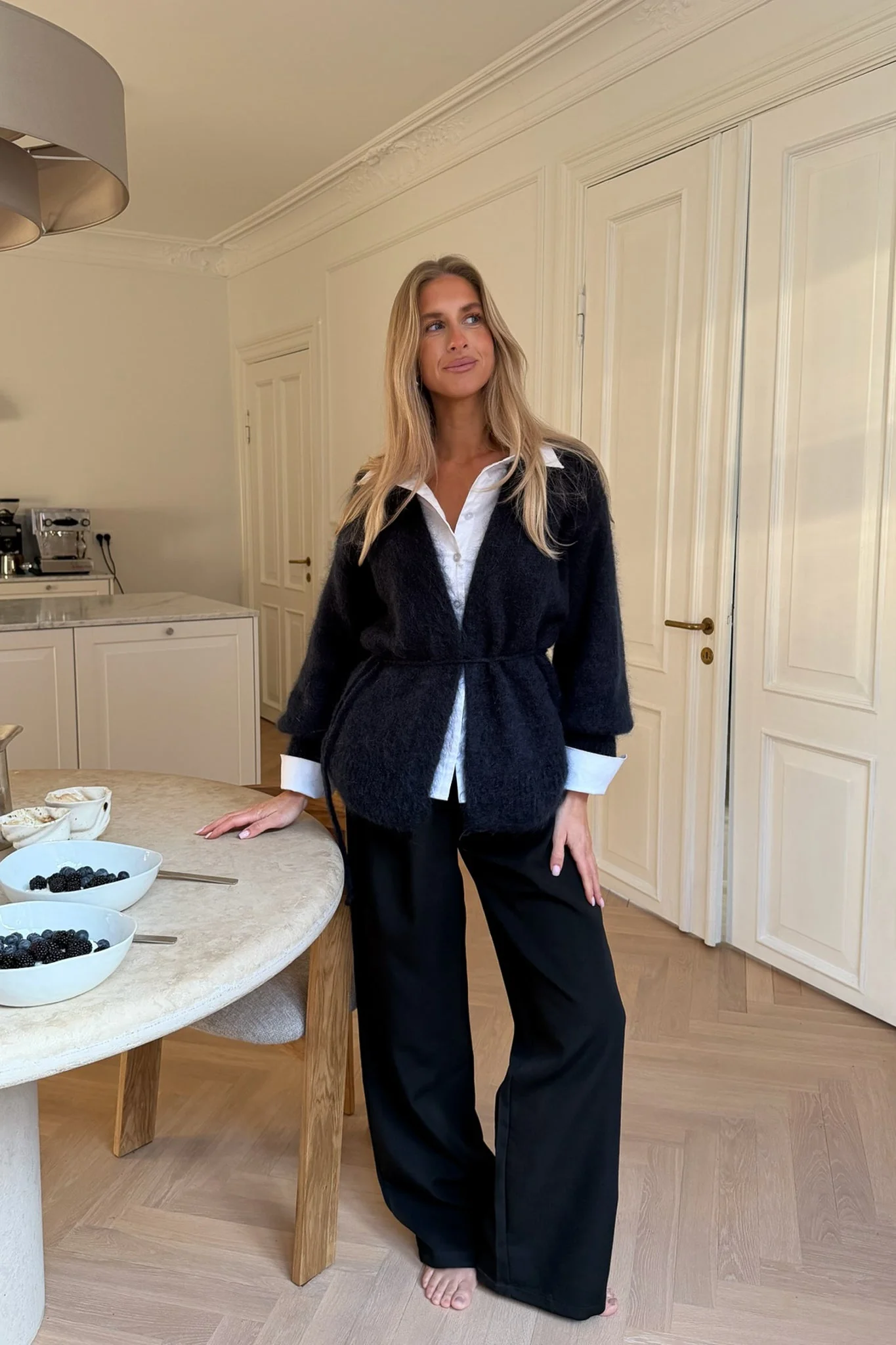 Ida Wrap Cardigan Navy - Image 5