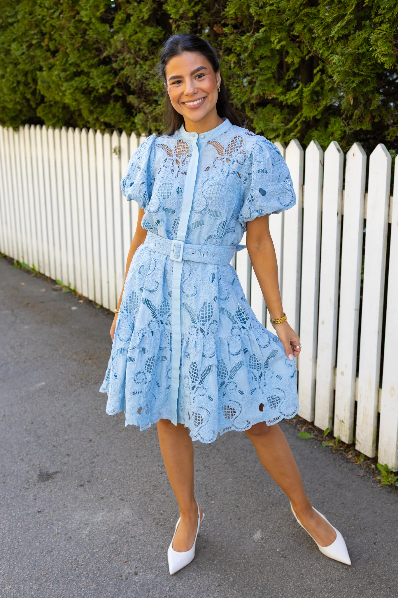 Sana SS Dress Skyway - Image 3