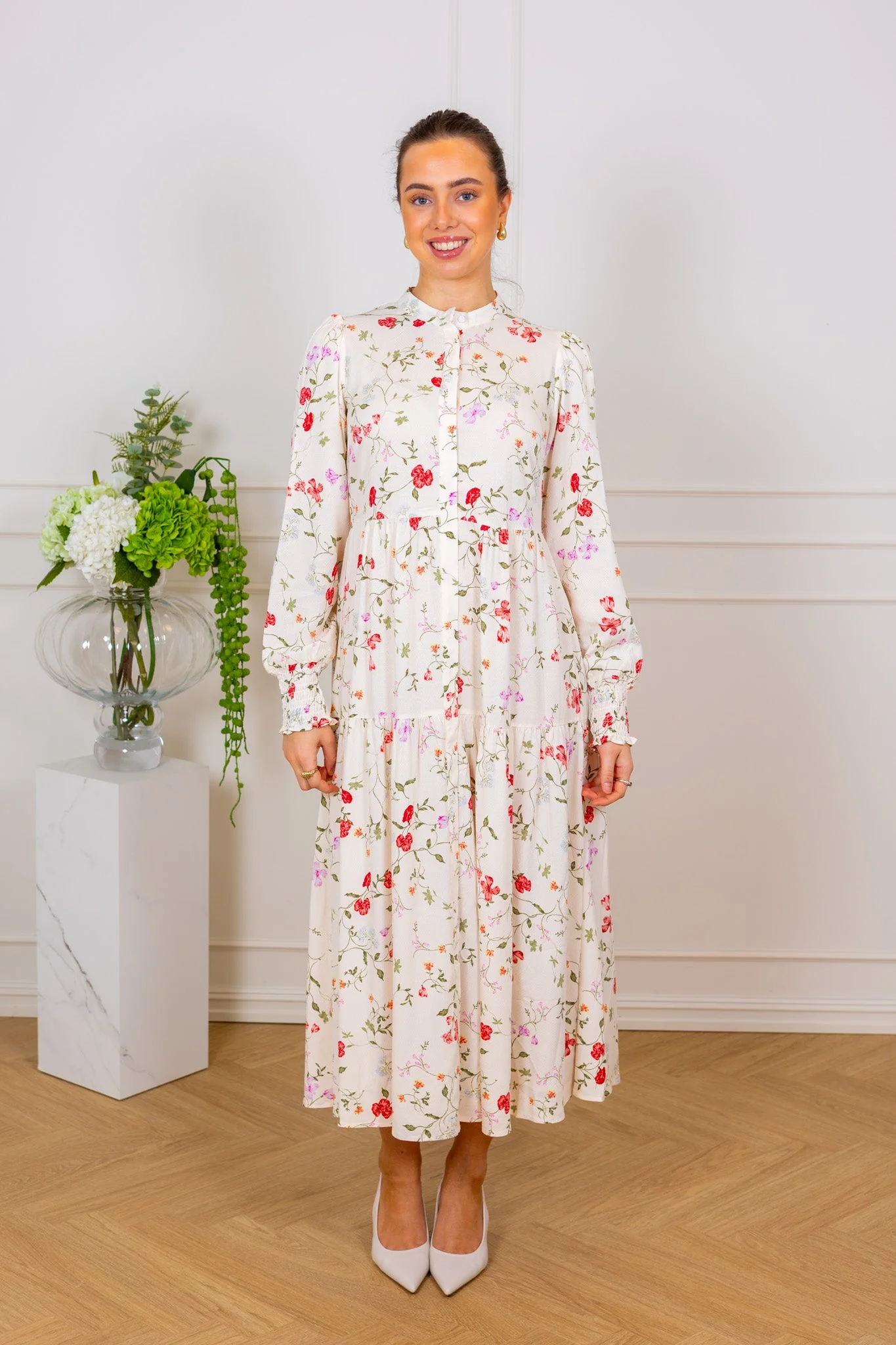 Asina Ls Long Dress Pristine Botalia