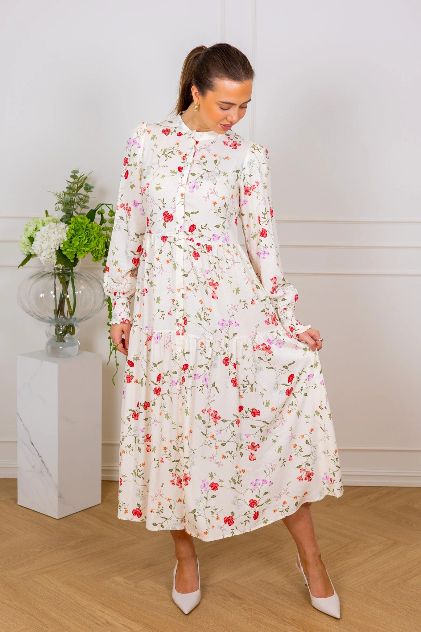 Asina Ls Long Dress Pristine Botalia - Image 3
