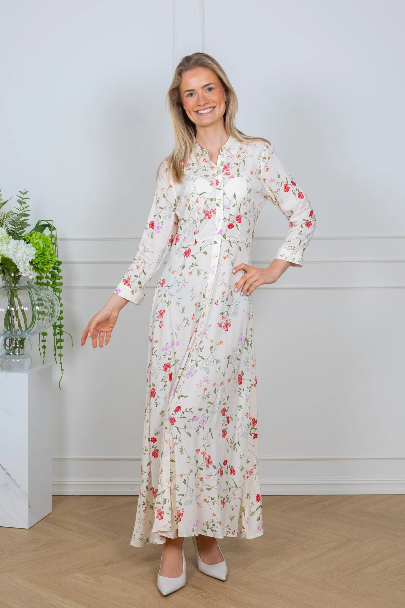 Savanna Long Shirt Dress Pristine Botalia - Image 3