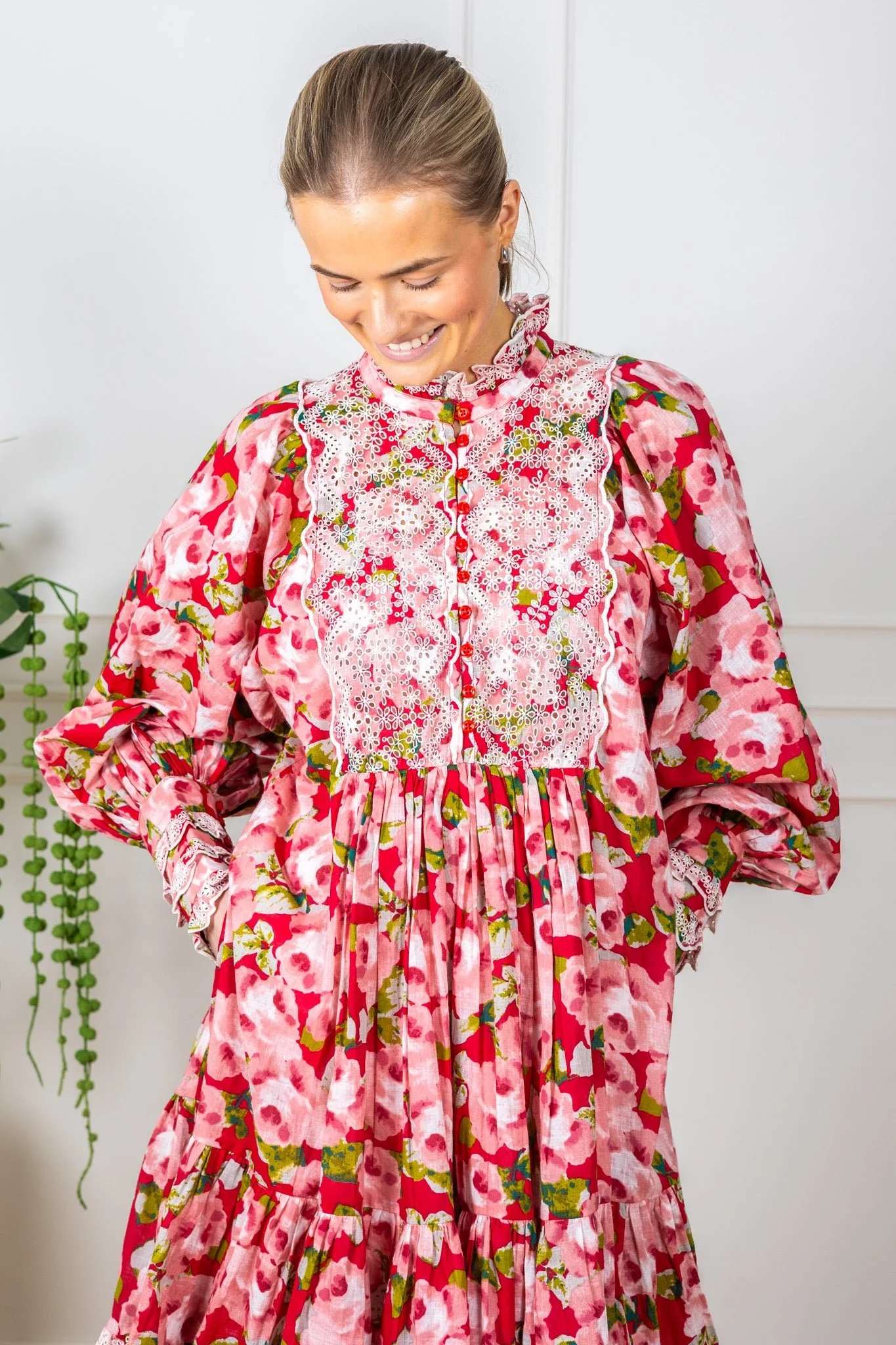 Cotton Slub Shift Dress Romace - Image 4