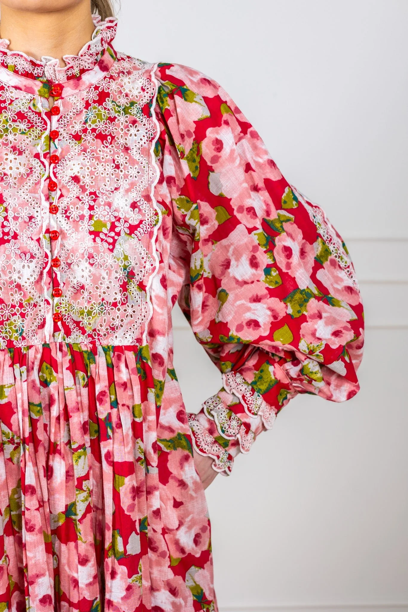 Cotton Slub Shift Dress Romace - Image 6