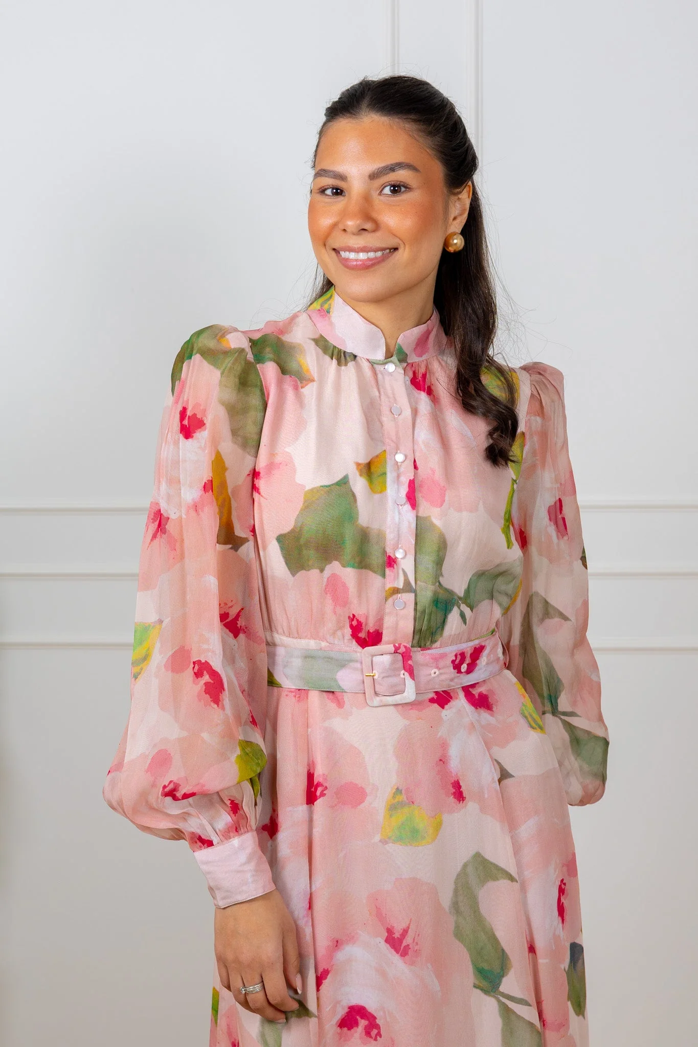 Organza Belt Dress Rosette - Image 5