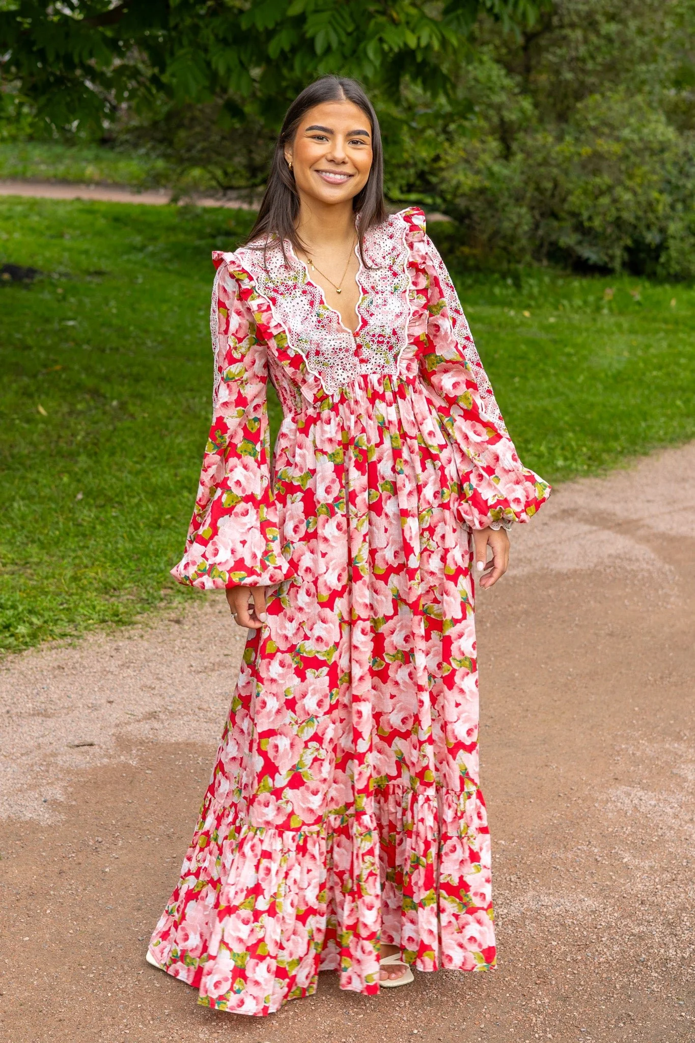 Cotton Slub Maxi Dress Romace - Image 4