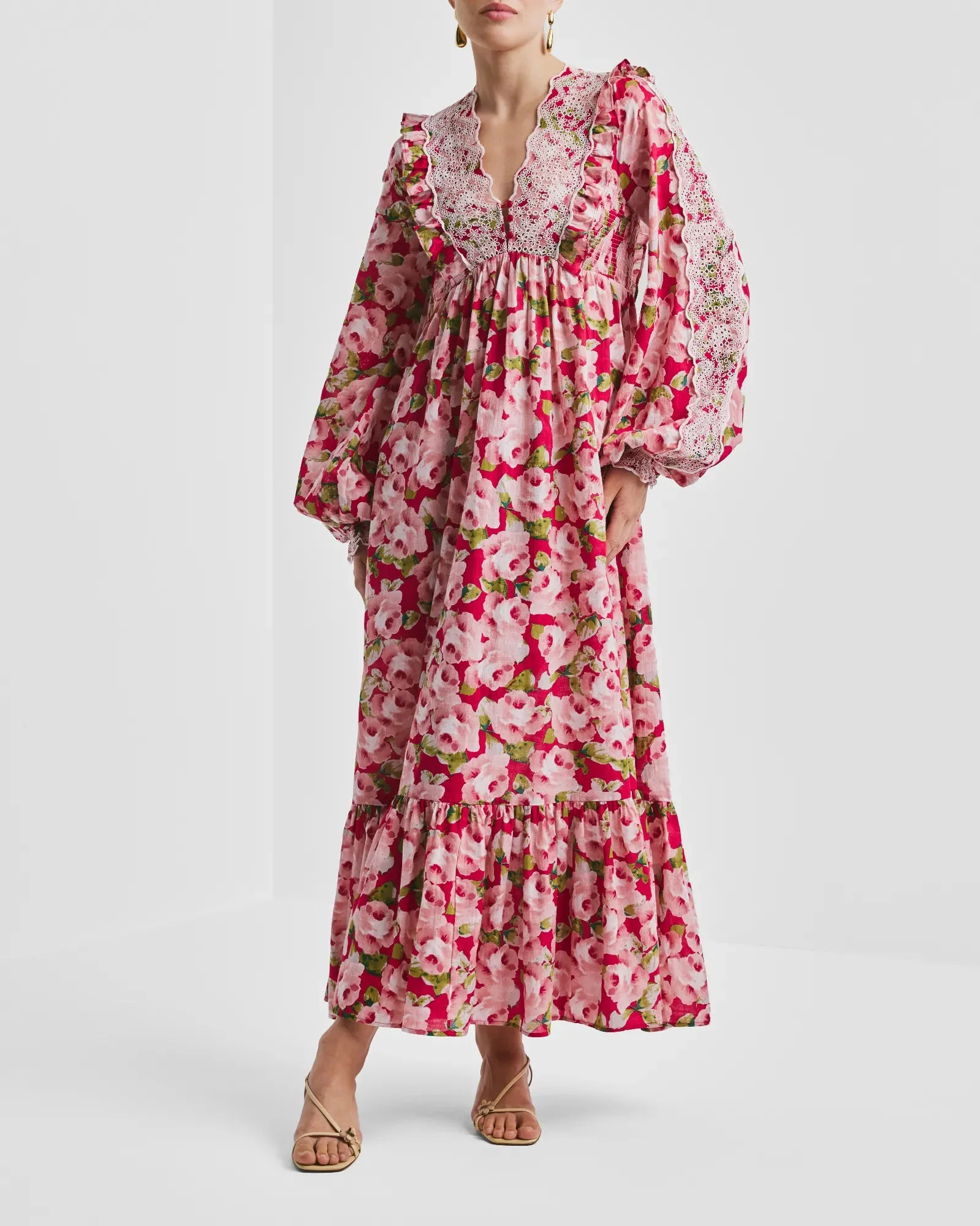 Cotton Slub Maxi Dress Romace - Image 7