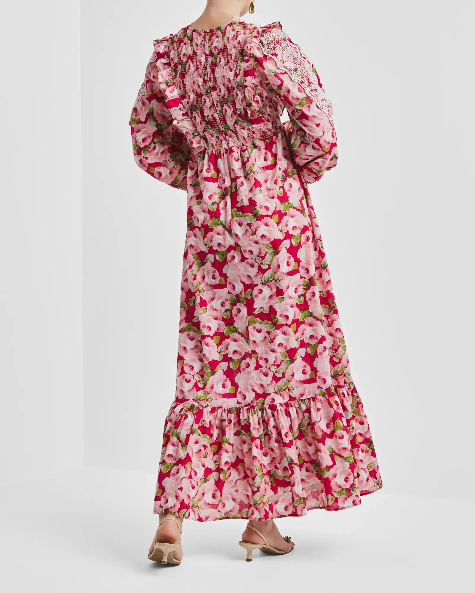 Cotton Slub Maxi Dress Romace - Image 9