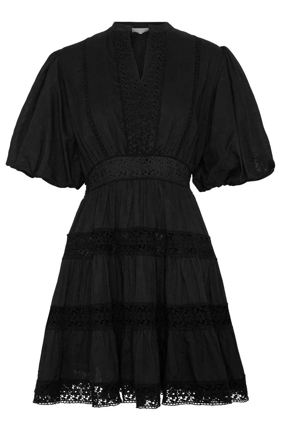 Lolana Mini Dress Black - Image 2