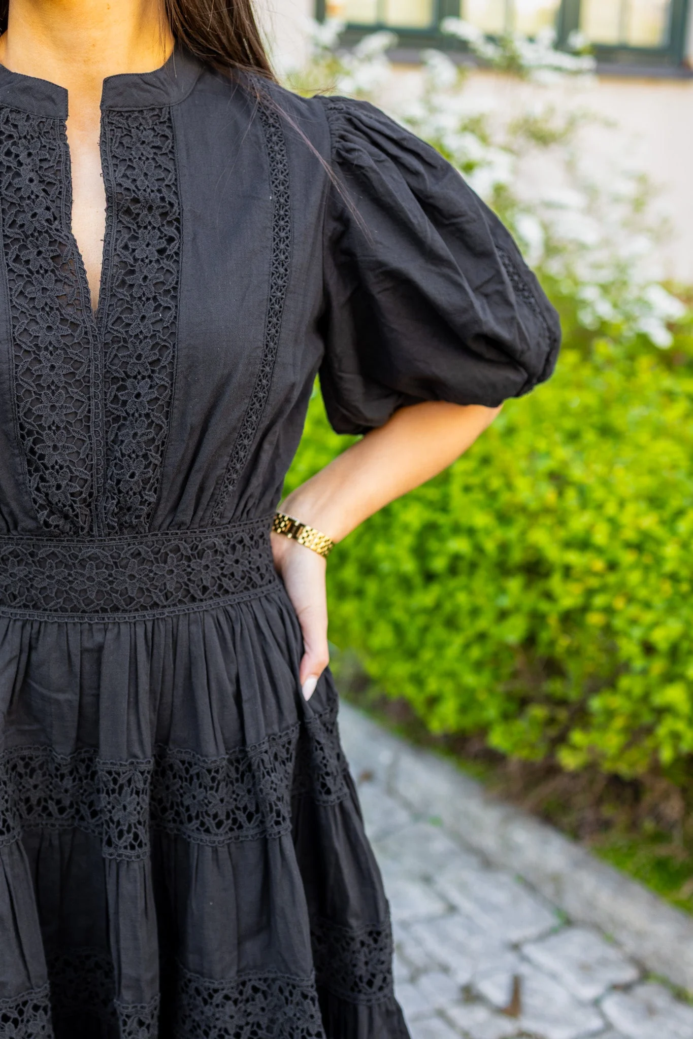 Lolana Mini Dress Black - Image 7