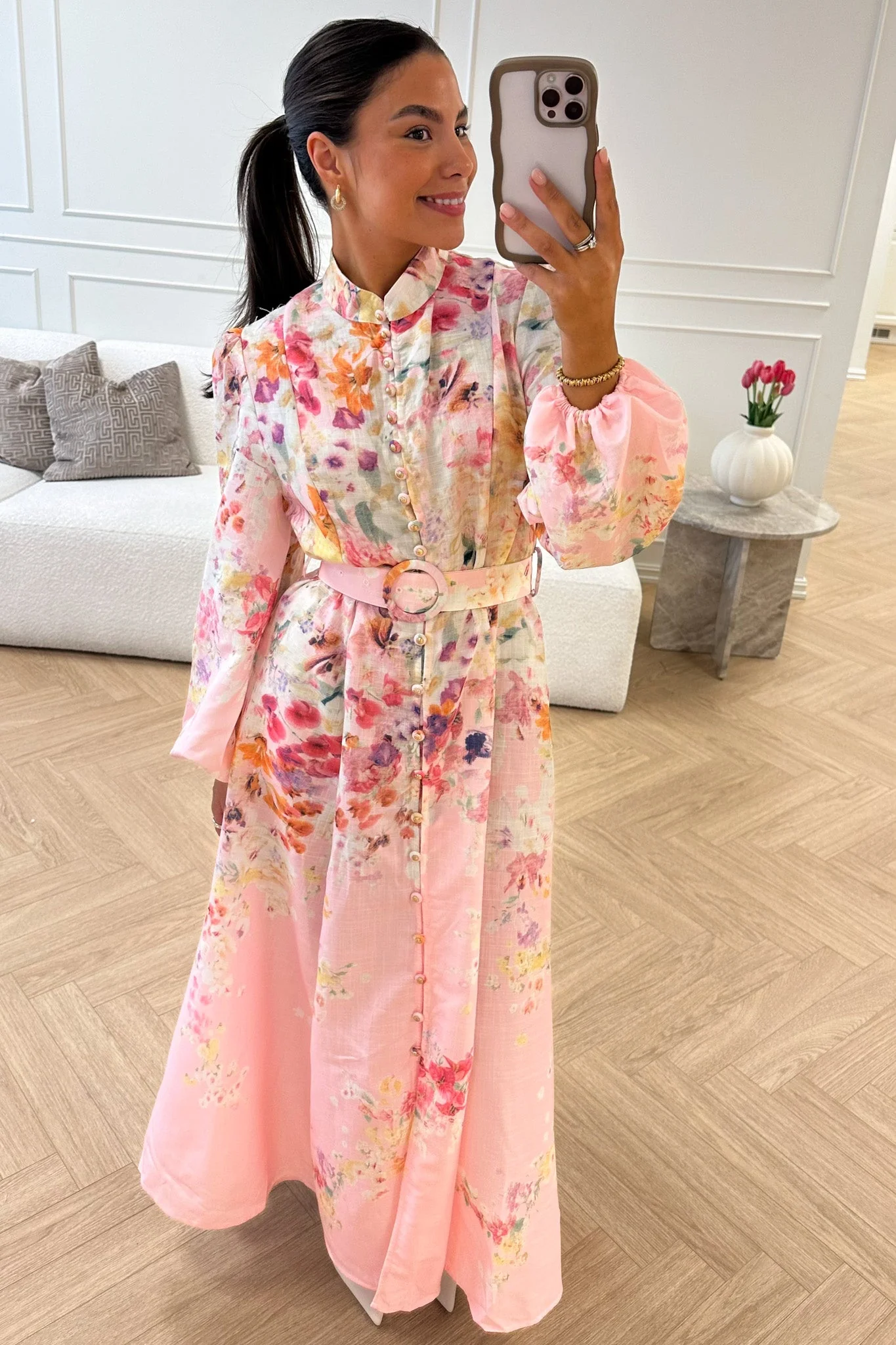 Osley Dress Rose Flower