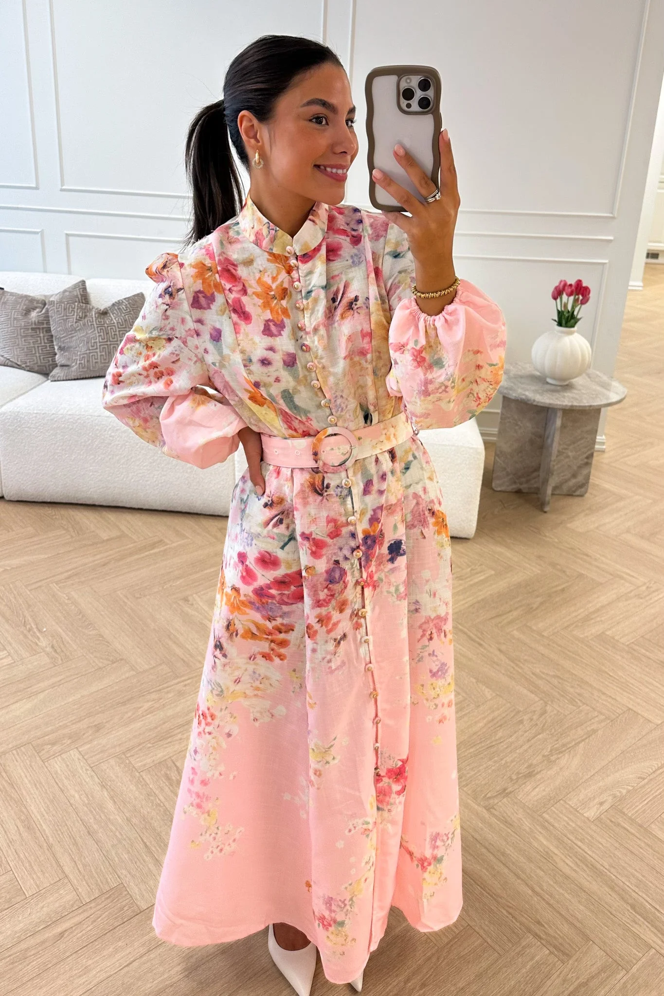 Osley Dress Rose Flower - Image 3