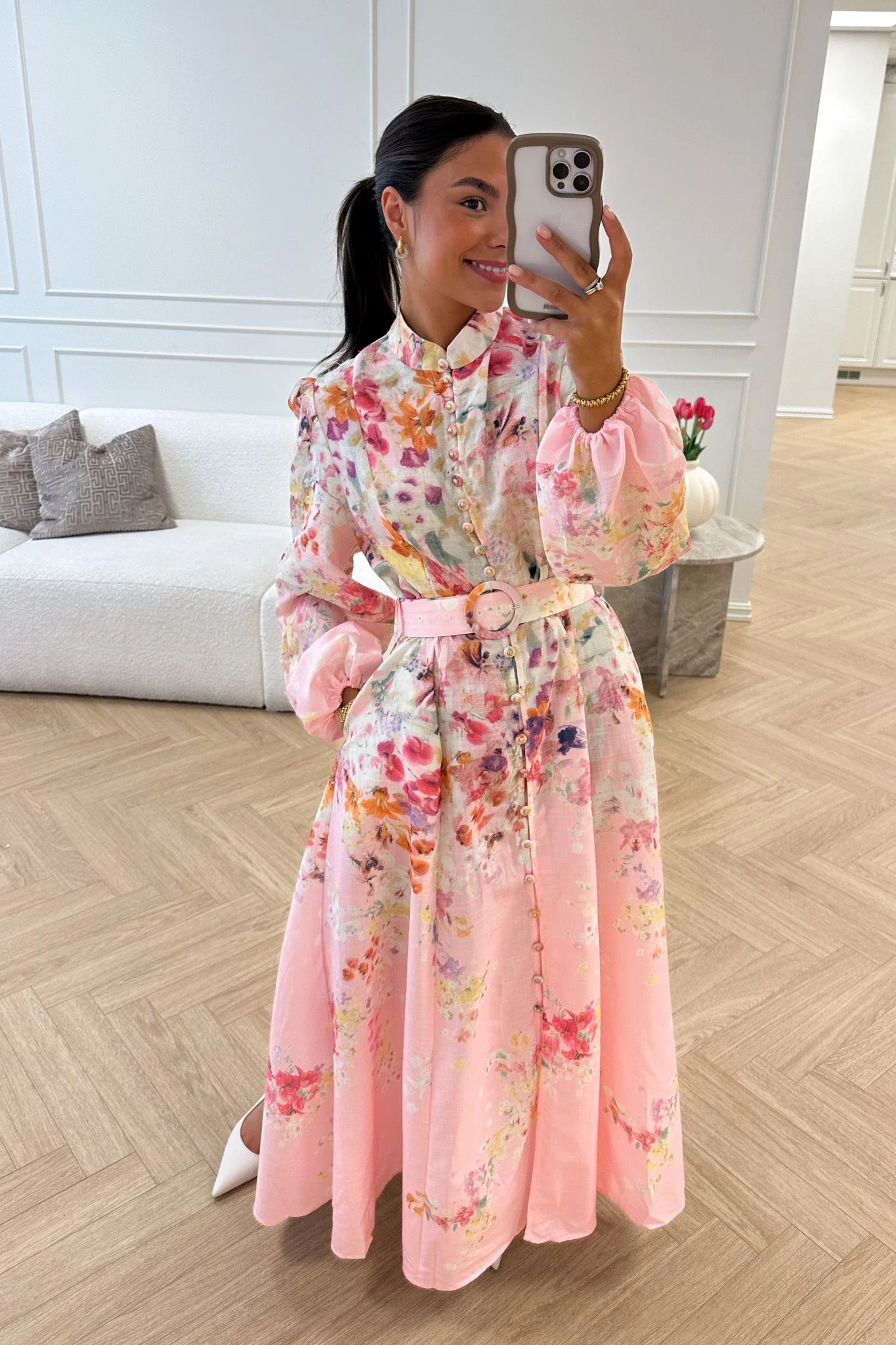 Osley Dress Rose Flower - Image 4