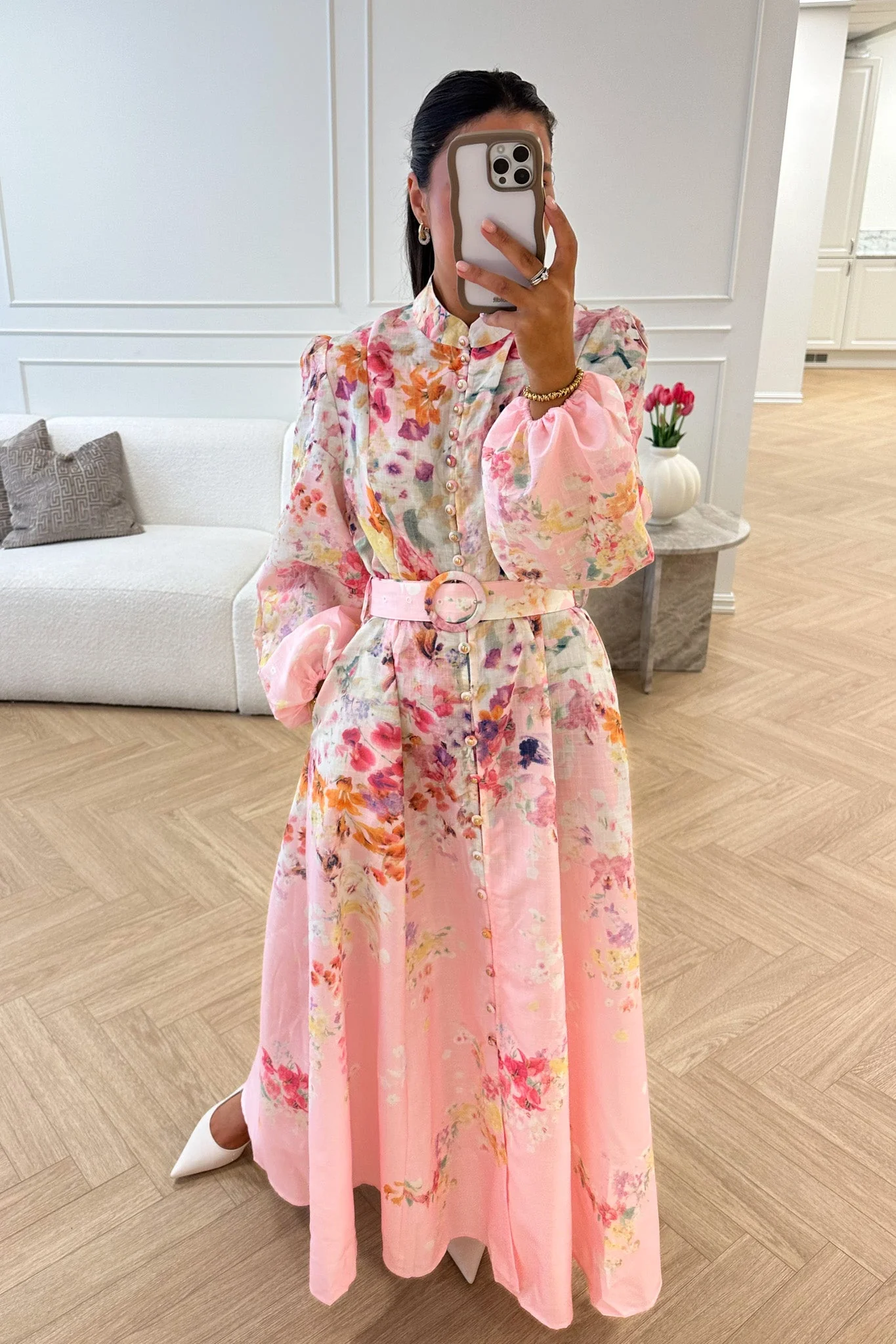 Osley Dress Rose Flower - Image 5