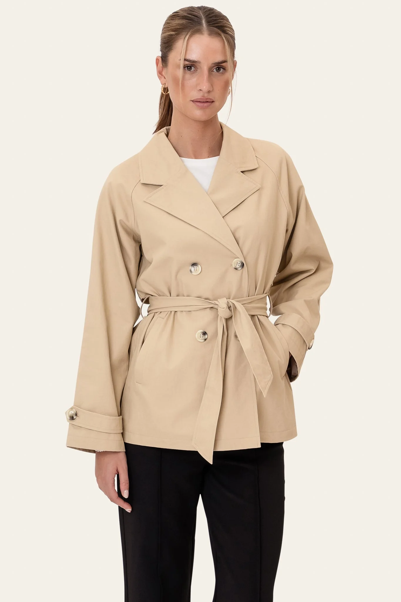 Beate Trenchcoat Beige - Image 3