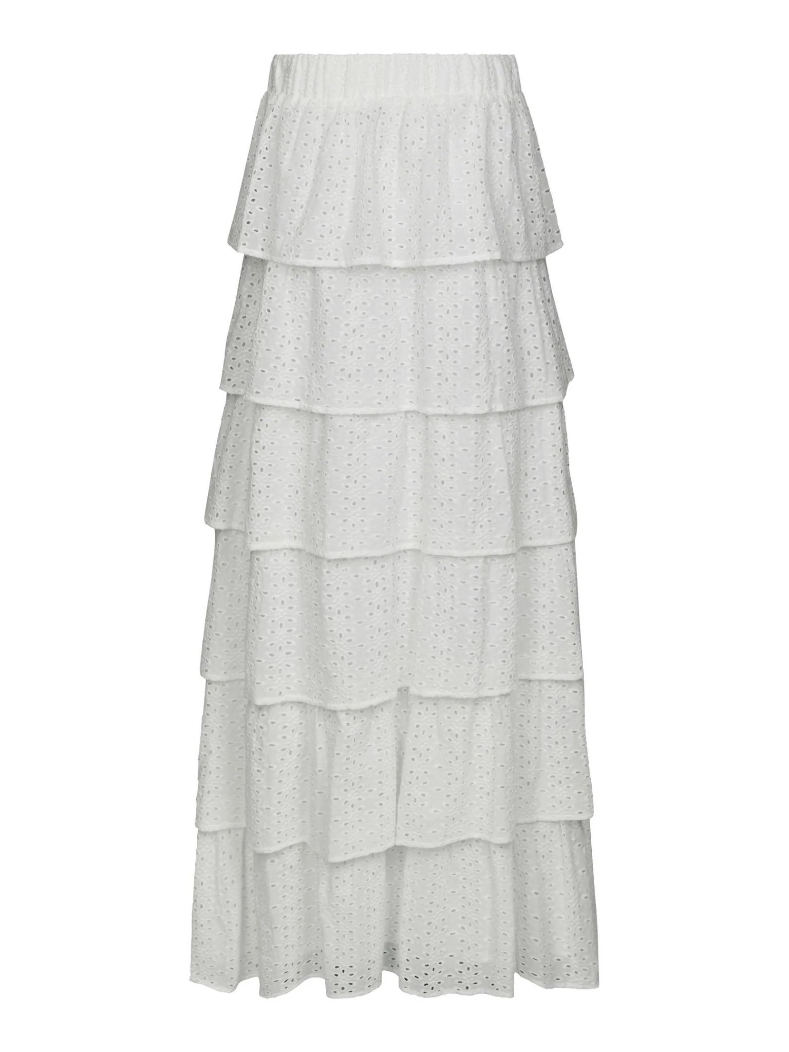 Morris Emb Skirt Off White
