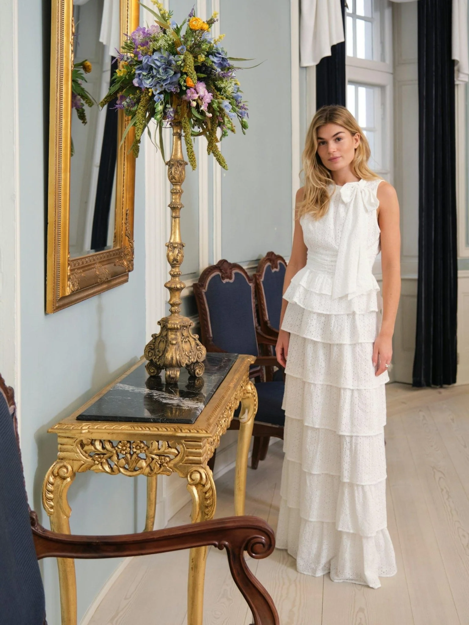 Morris Emb Skirt Off White - Image 2