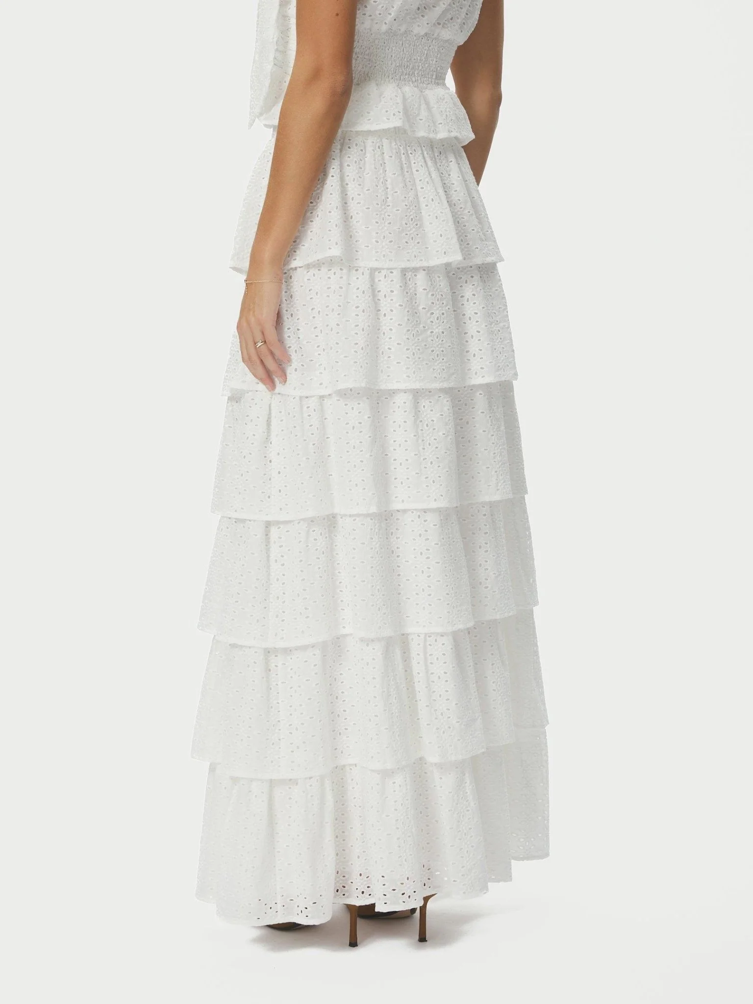 Morris Emb Skirt Off White - Image 8