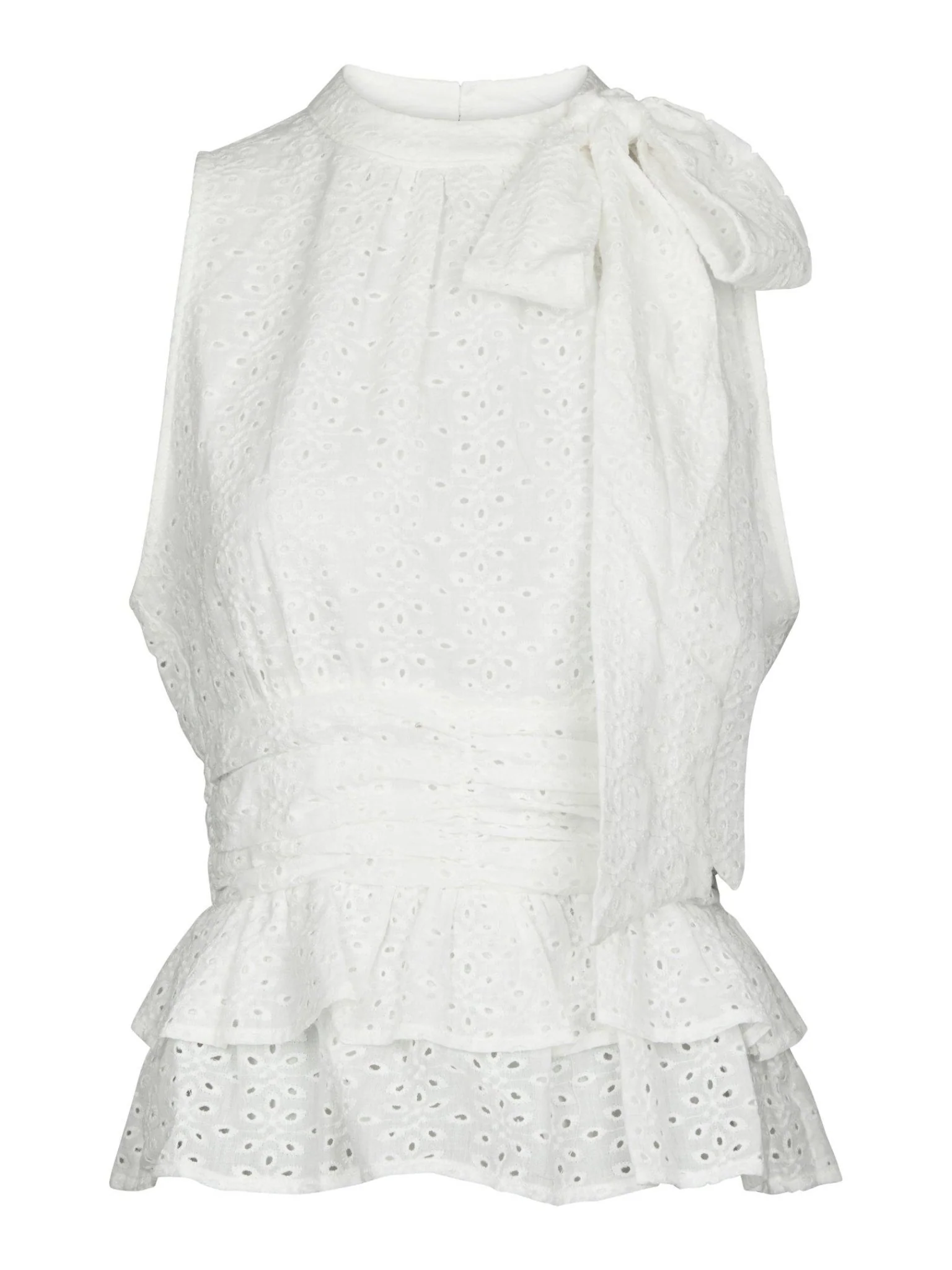 Ansol Emb Top Off White - Image 2