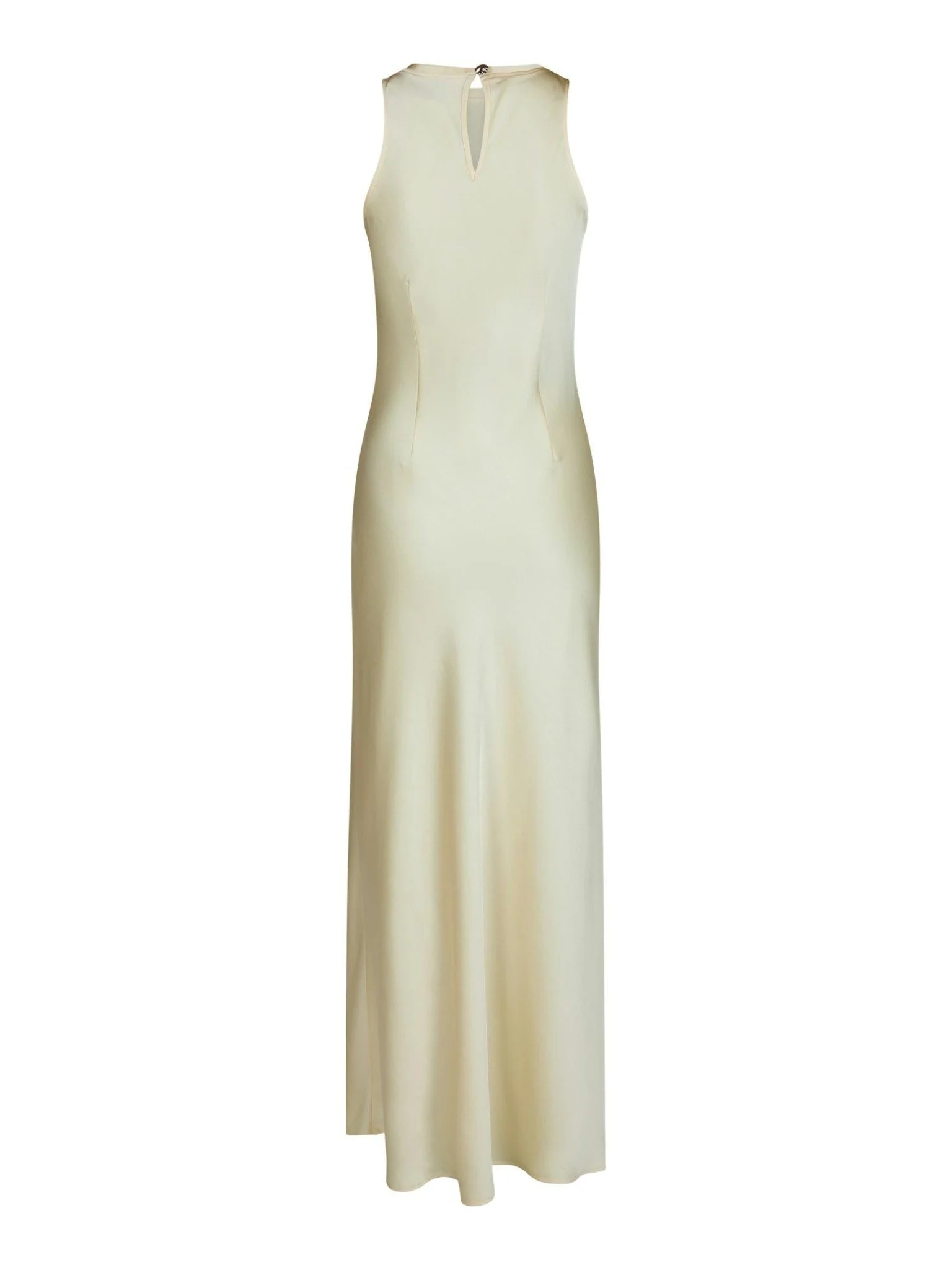 Celinie Heavy Sateen Dress Light Yellow - Image 10