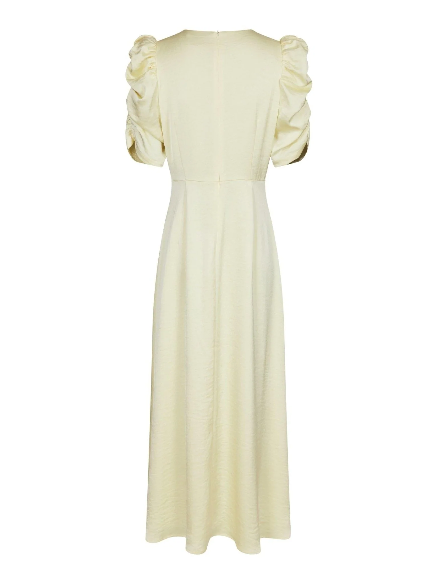 Benuti Solid Dress Light Yellow - Image 13