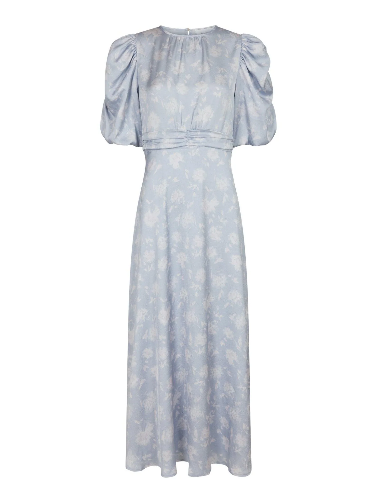 Kikka Faded Flower Dress Light Blue - Image 2