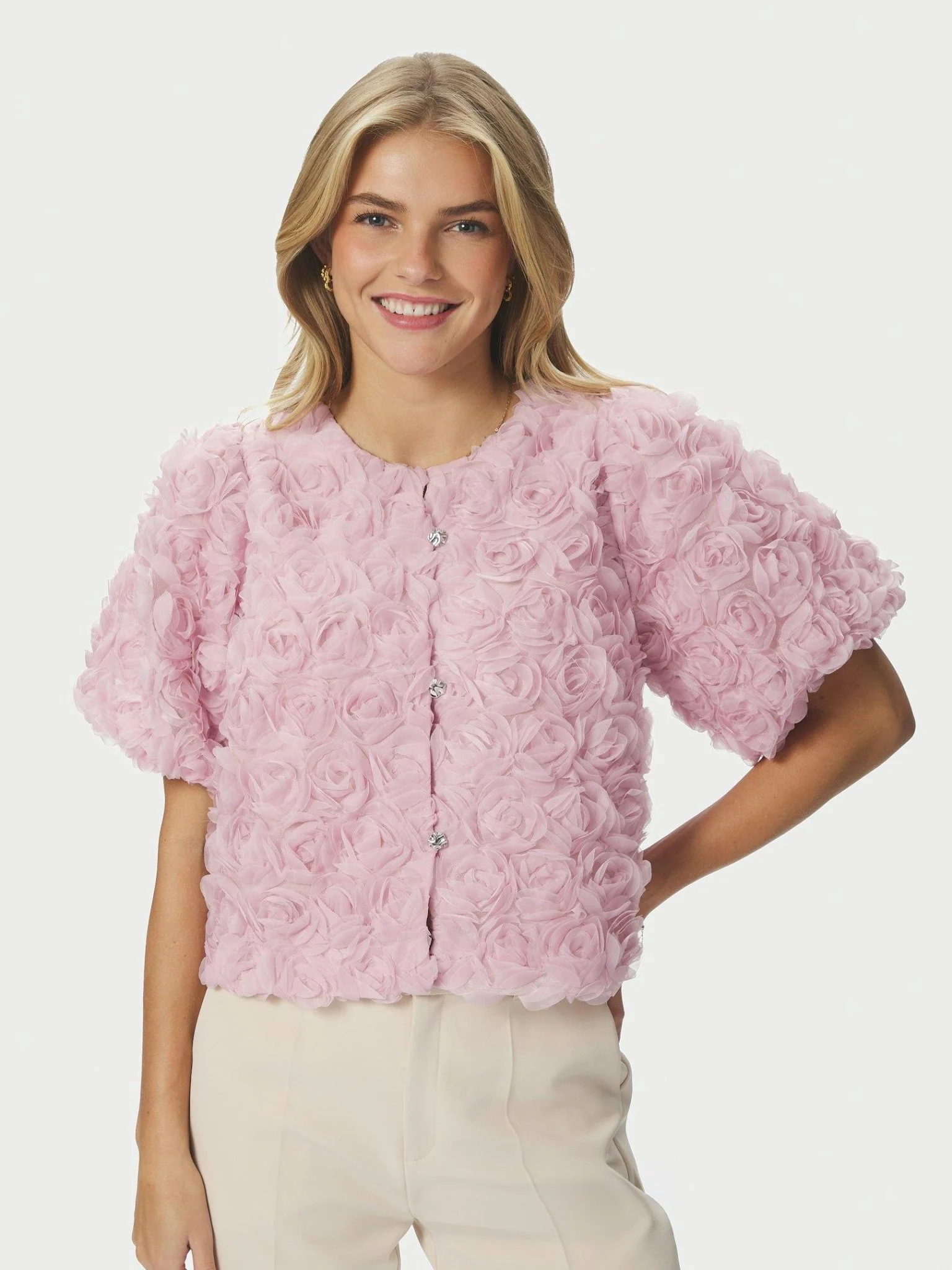 Aisa Flower Blouse Rose - Image 8