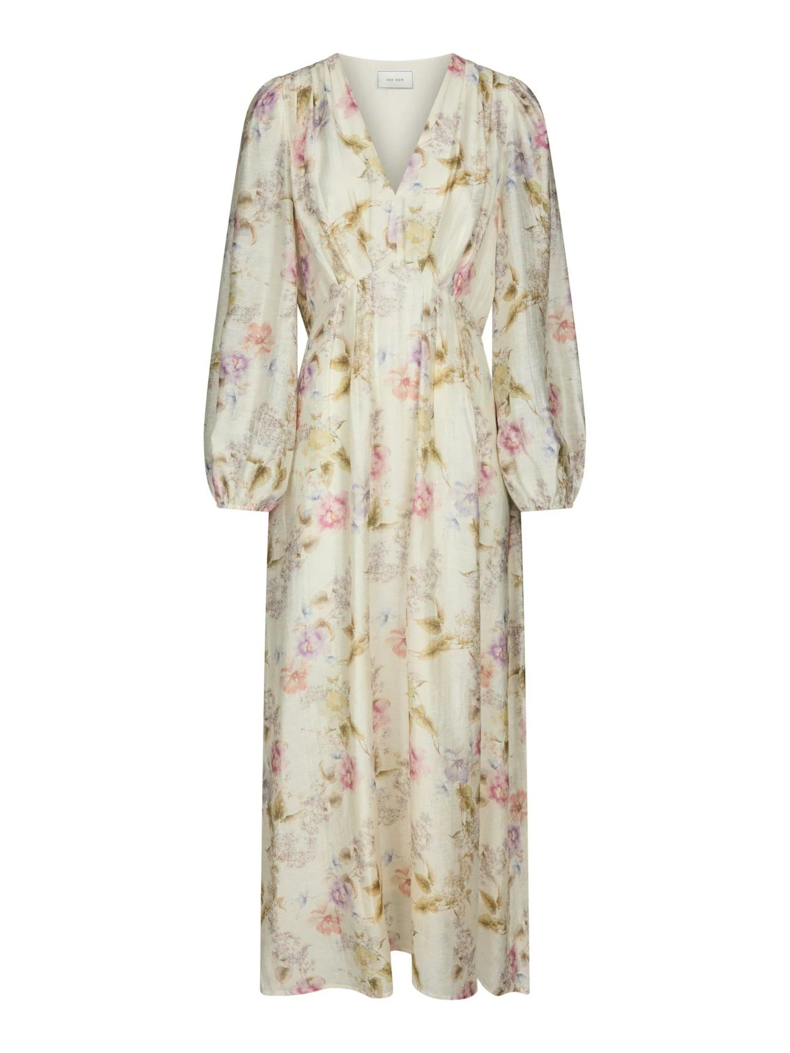 Silfi Vintage Flower Dress Off White - Image 2