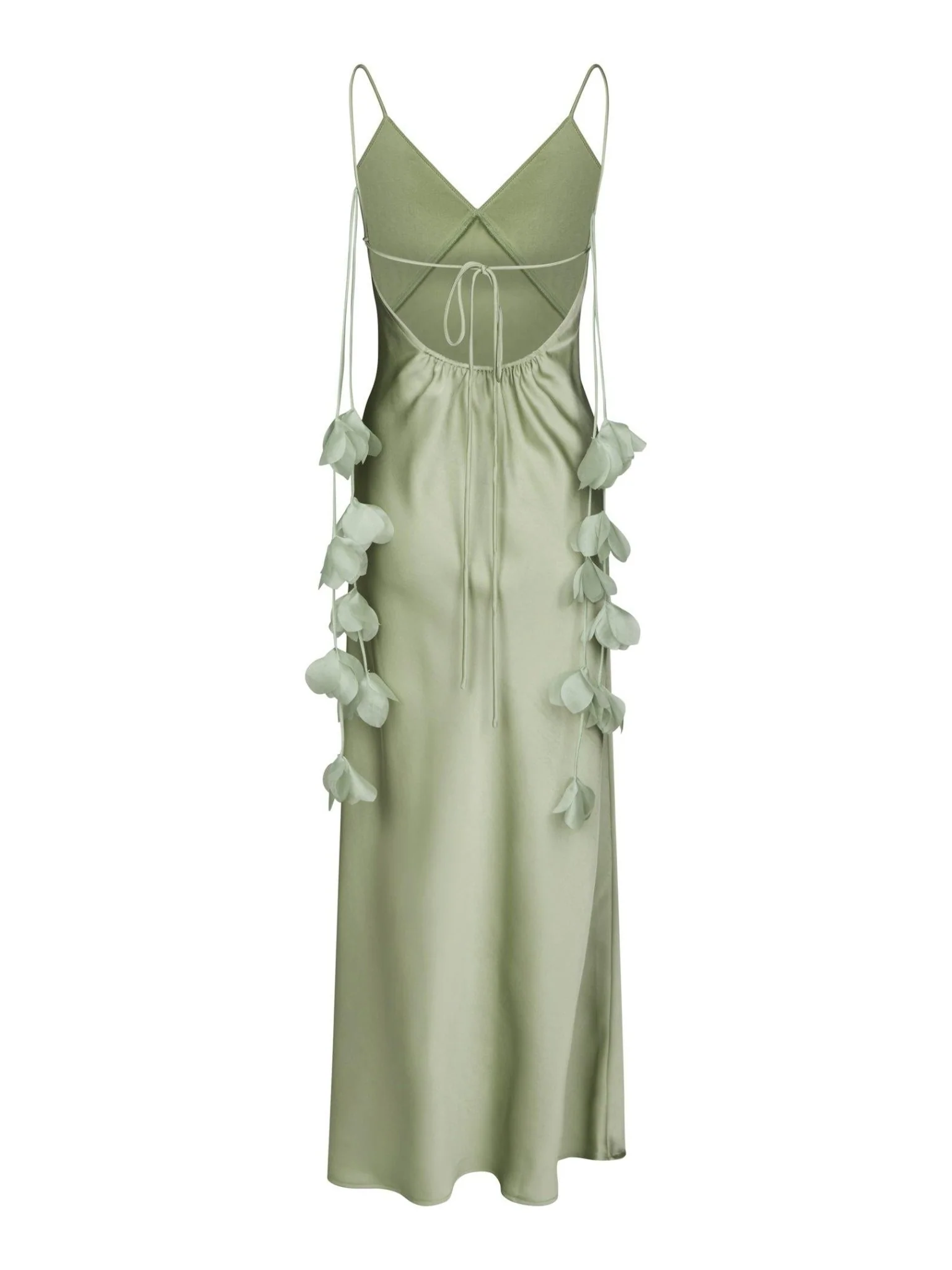 Colly Heavy Sateen Dress Mint Green - Image 8