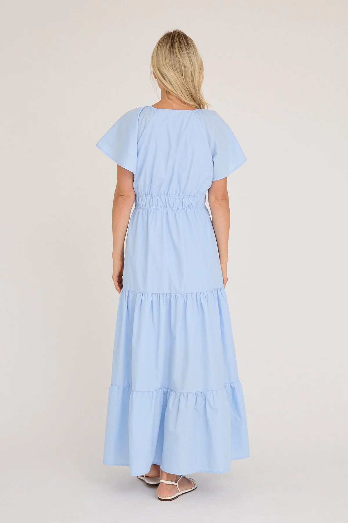Fransisko Maxi Dress Light Blue - Image 4