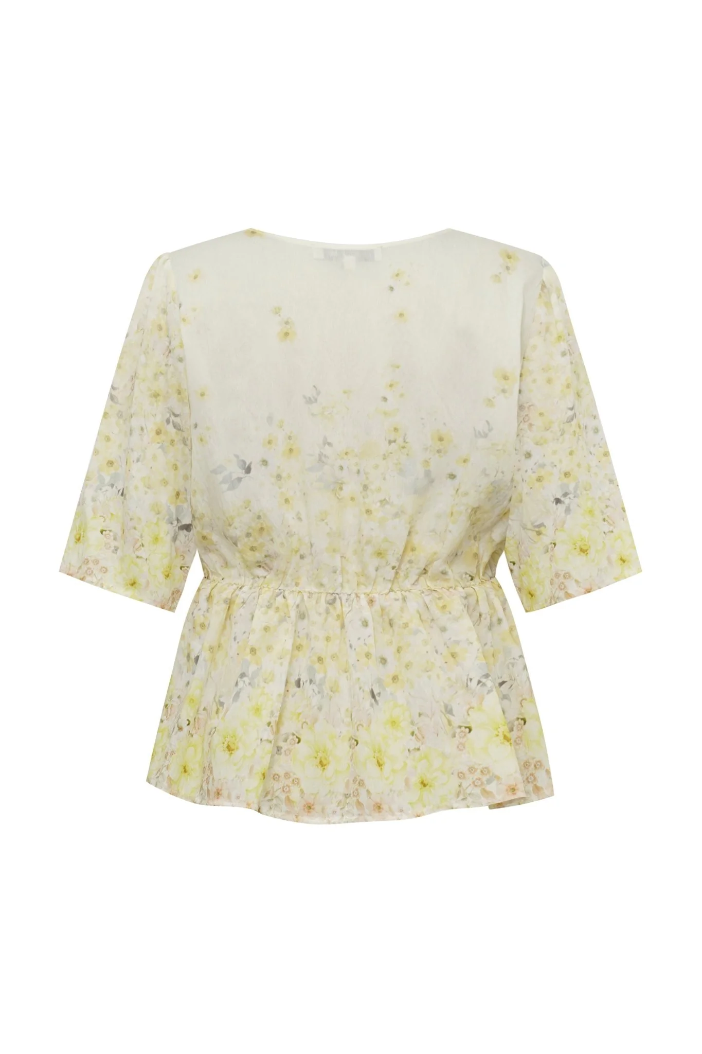 Aurora Blouse Pale Yellow - Image 7
