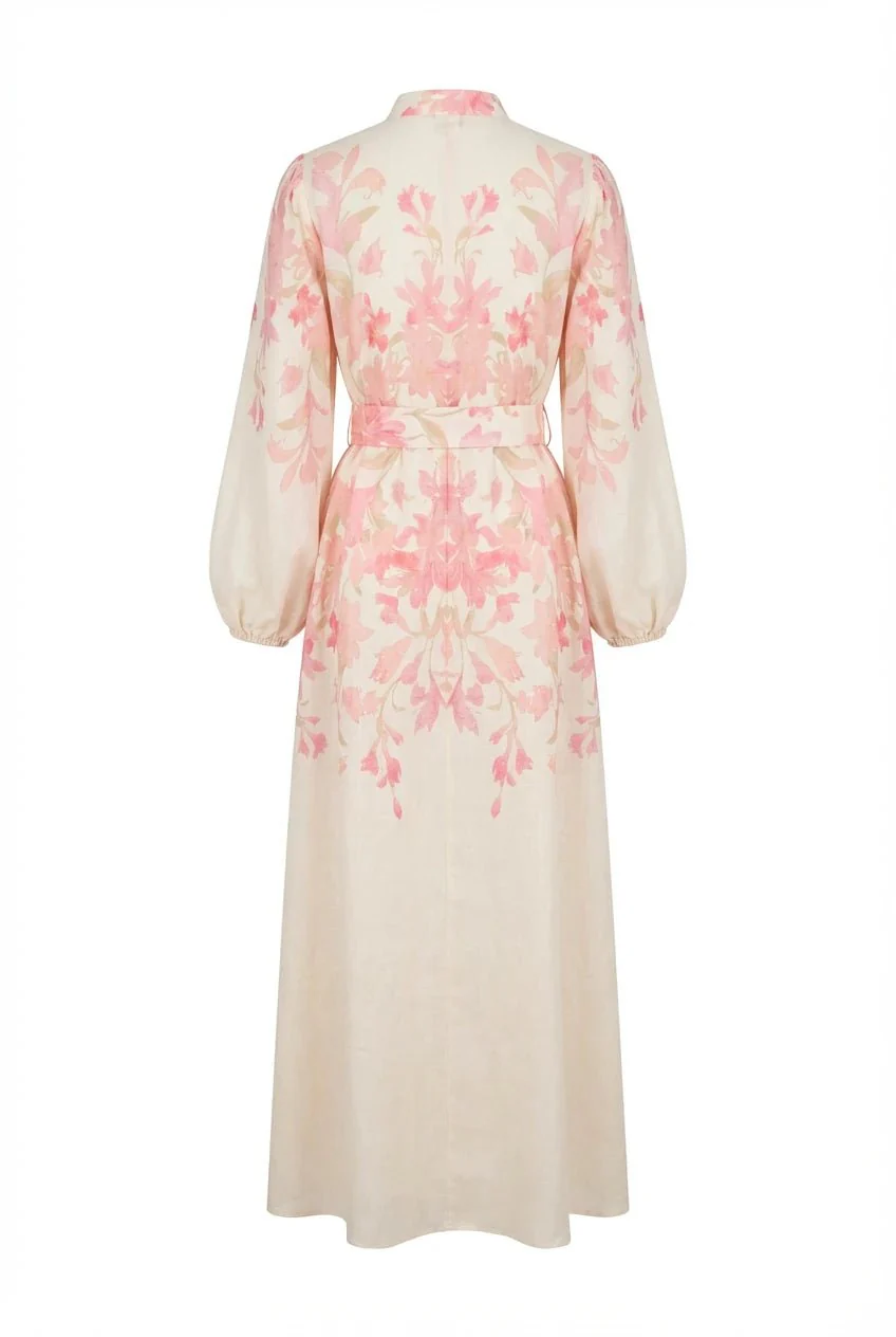 Osley Midi Dress White Rose - Image 5