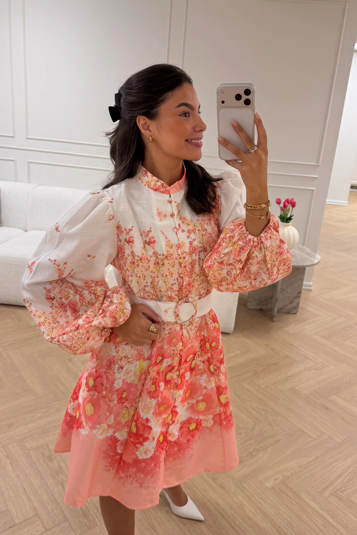Osley Mini Dress Rouge - Image 6