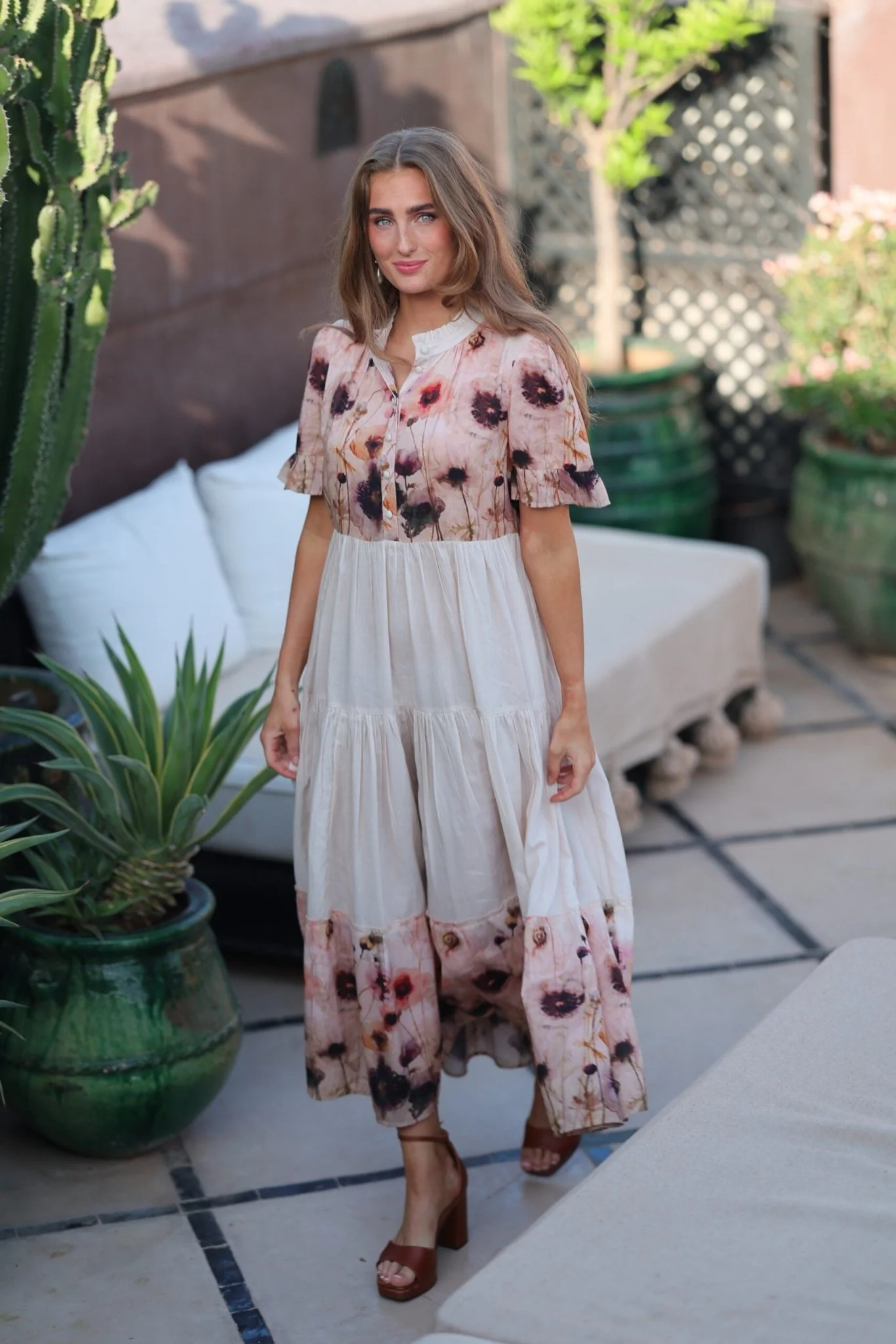 Ambrosia Long dress Bleeding Petals