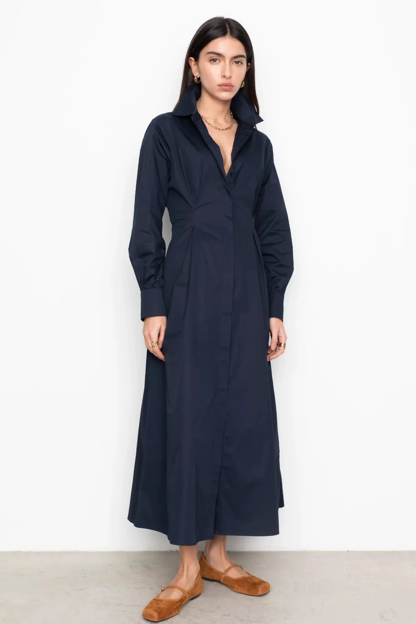 Leandra Dress Navy - Image 2