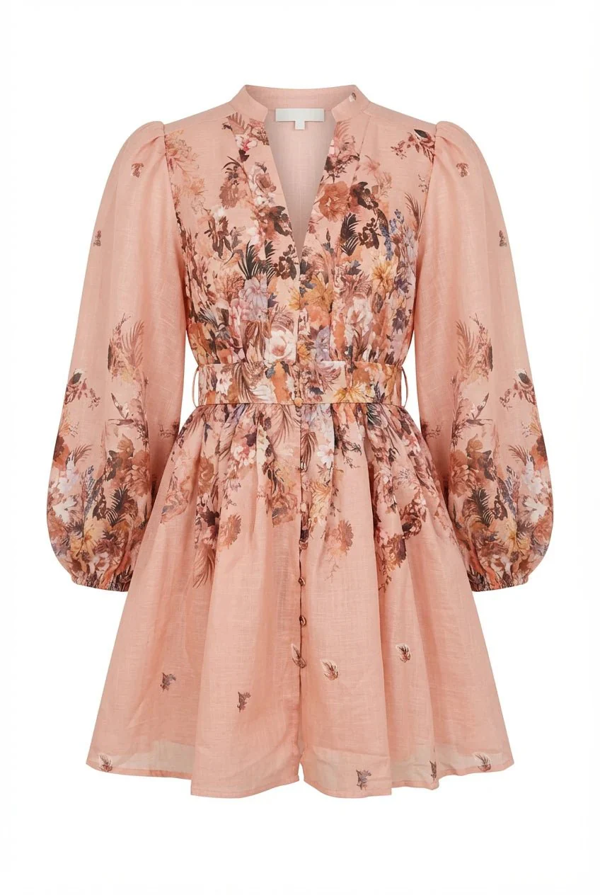 Sofia Mini Dress Rose - Image 2